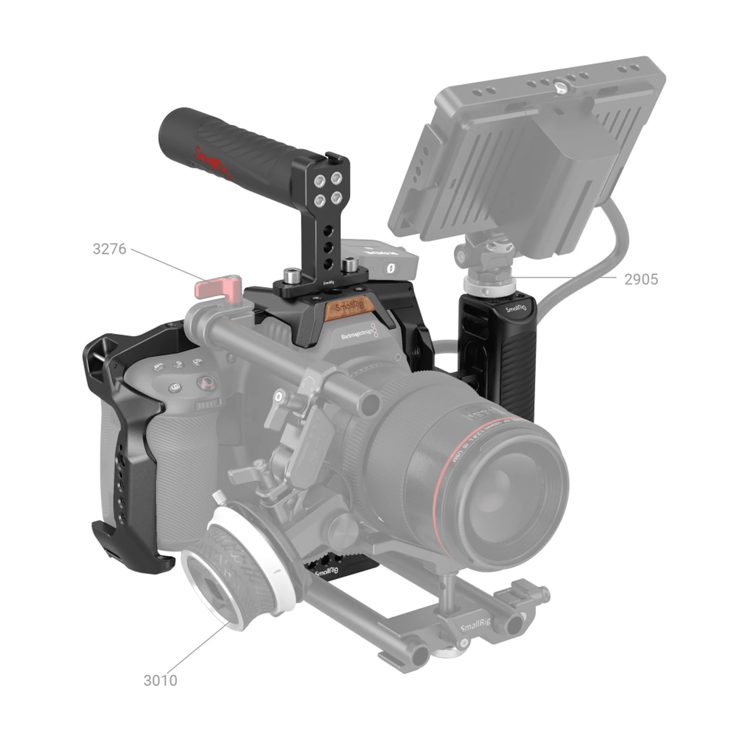 קיט כלוב ייעודי למצלמת SmallRig 3584 BMPCC 6K Pro