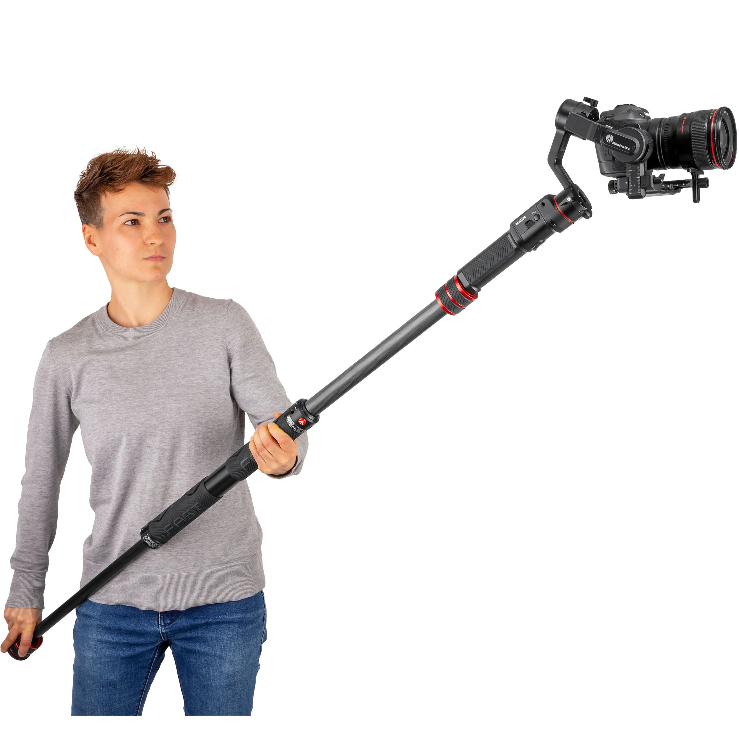 ידית אחיזה מסיבי פחמן למייצב גימבל Manfrotto GimBoom