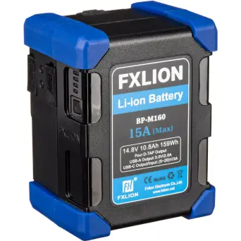 סוללת ליתיום מרובעת FXLION BP-M160 14.8V/159Wh V-Mount