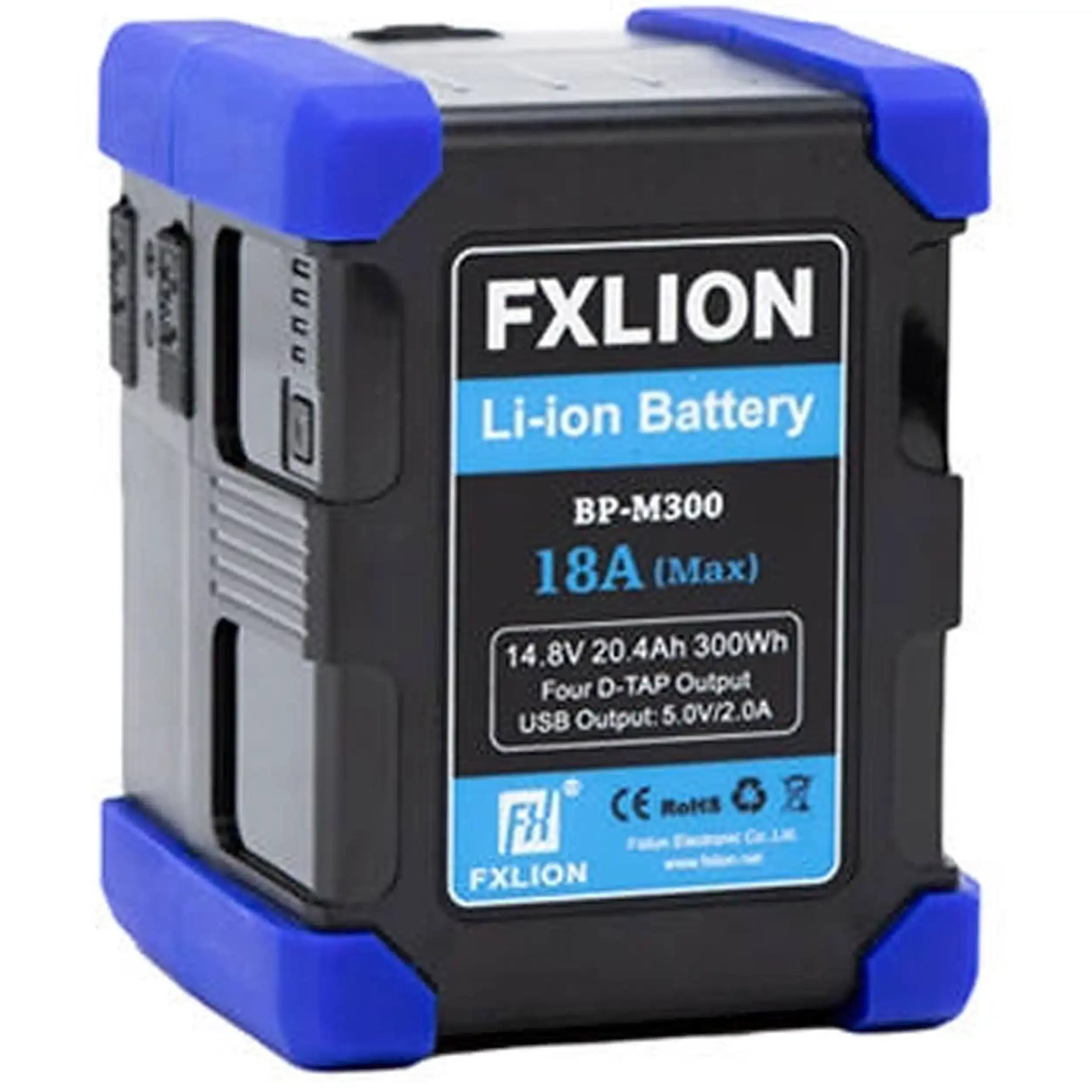 סוללת ליתיום מרובעת FXLION BP-M300 14.8V/300Wh V-Mount