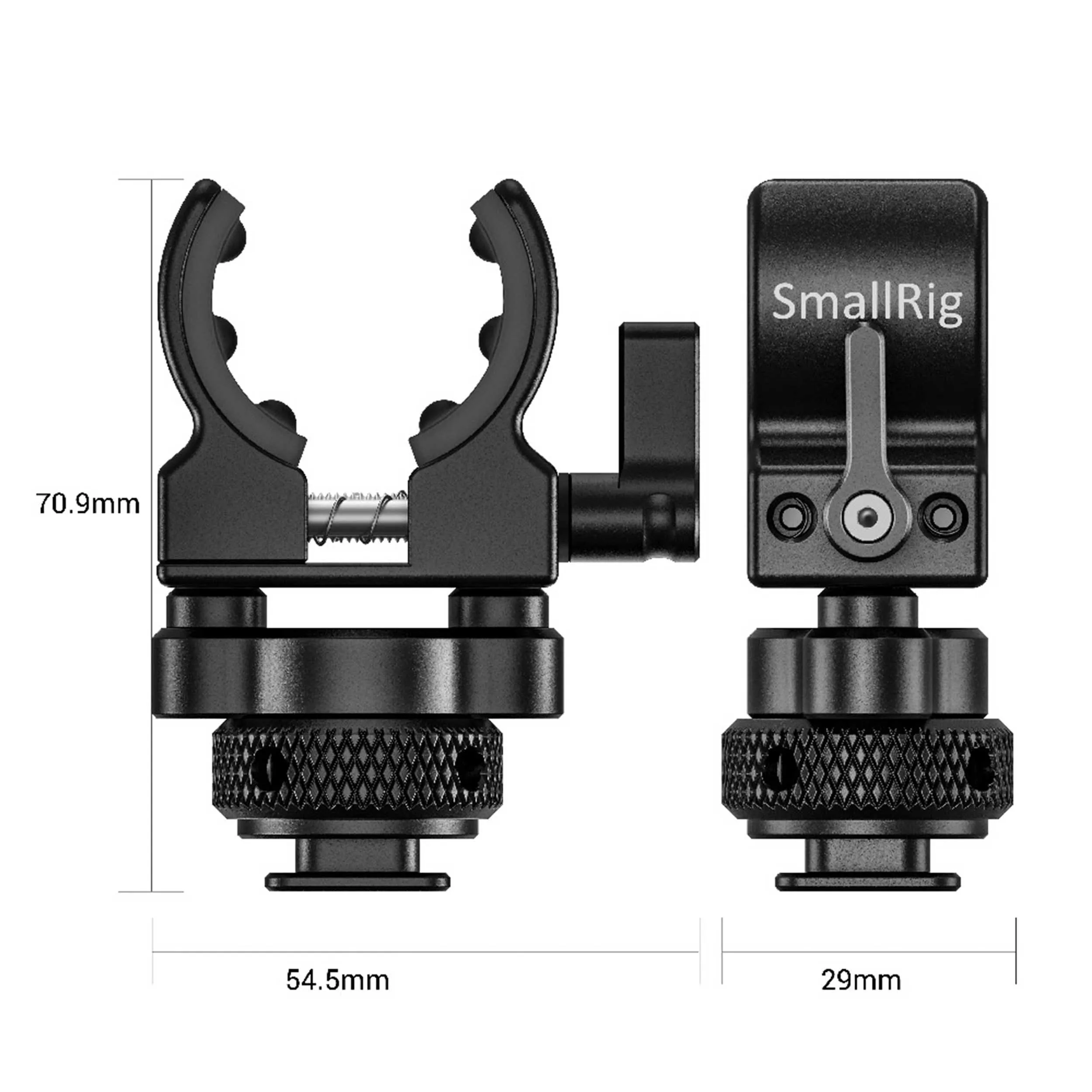 תופסן מיקרופון למצלמה עם מחבר נעל קרה SmallRig BSM2352