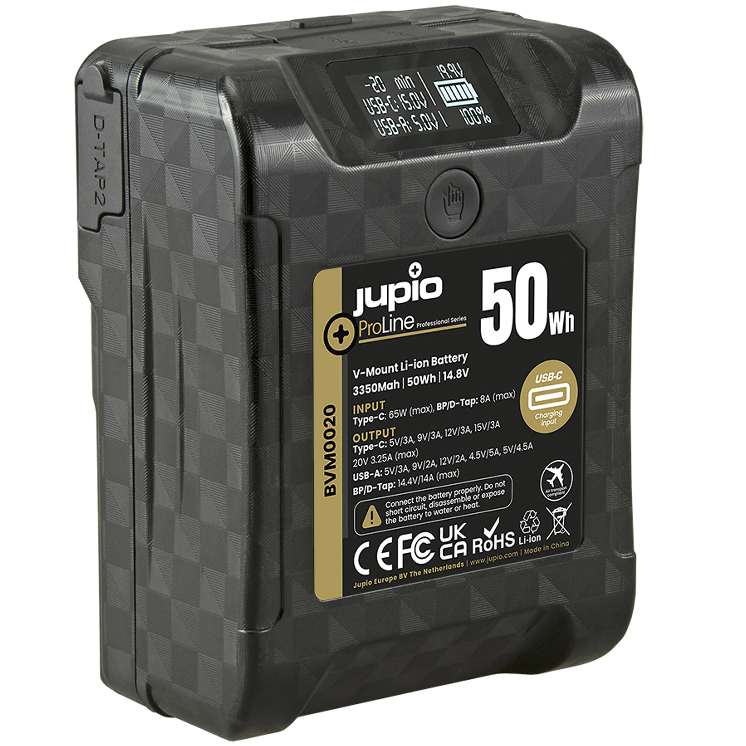 סוללת ליתיום Jupio *ProLine* Extreme 50 3350mAh/50Wh V-Mount