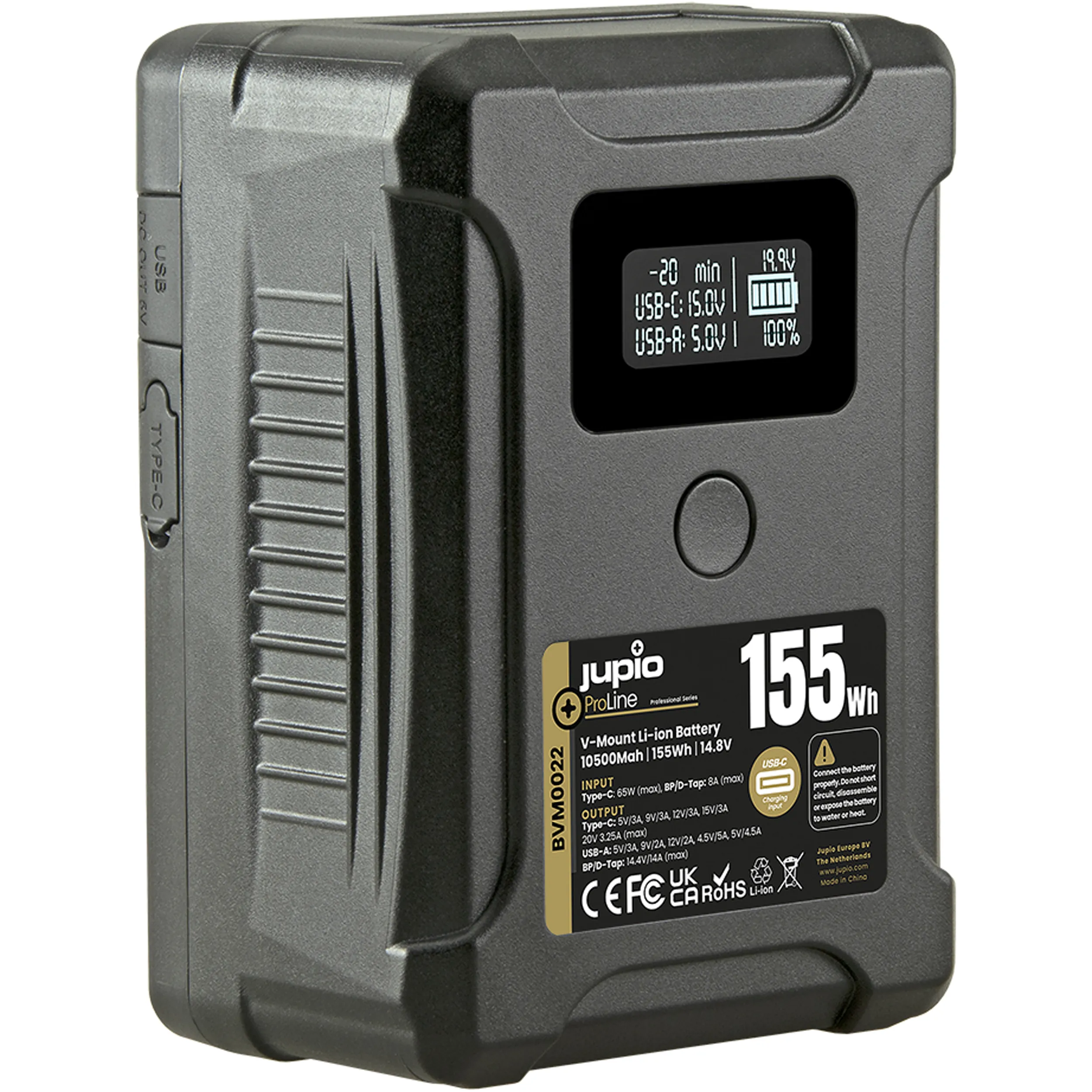 סוללת ליתיום Jupio *ProLine* Extreme 155 10500mAh/155Wh V-Mount