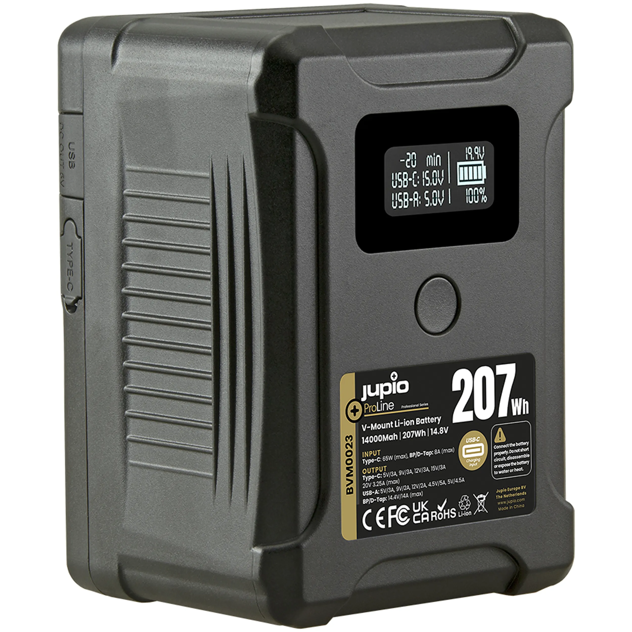 סוללת ליתיום Jupio *ProLine* Extreme 207 14000mAh/207Wh V-Mount