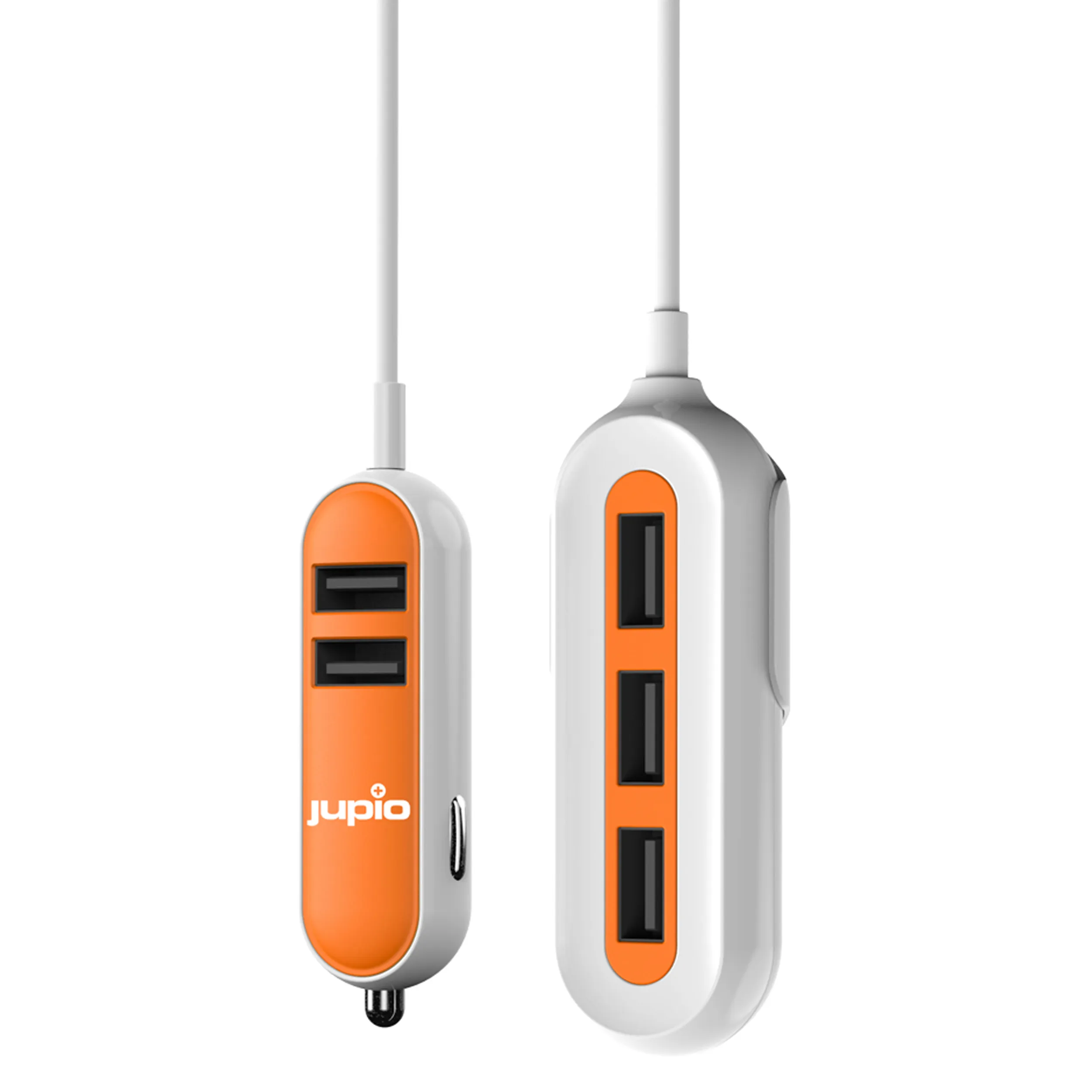 כבל 1.5 מטר לרכב עם 5 יציאות USB