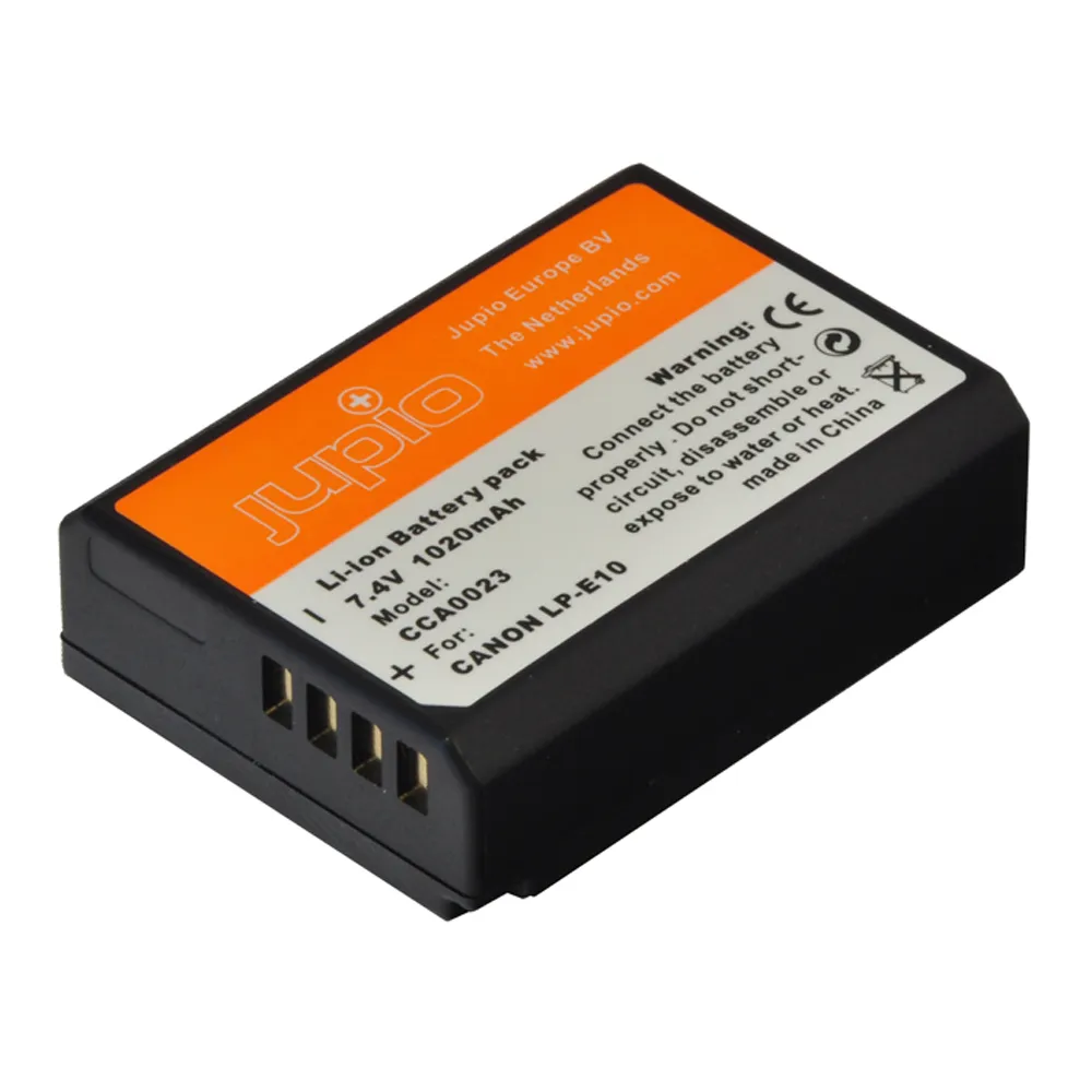 סוללת ליתיום JUPIO LP-E10 למצלמות CANON