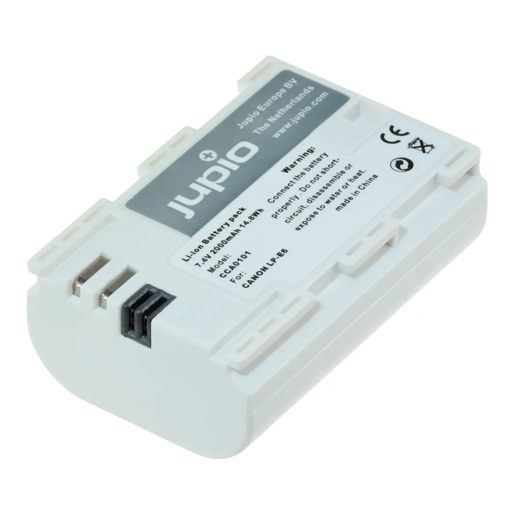 סוללת ליתיום אולטרה JUPIO  LP-E6 למצלמות CANON