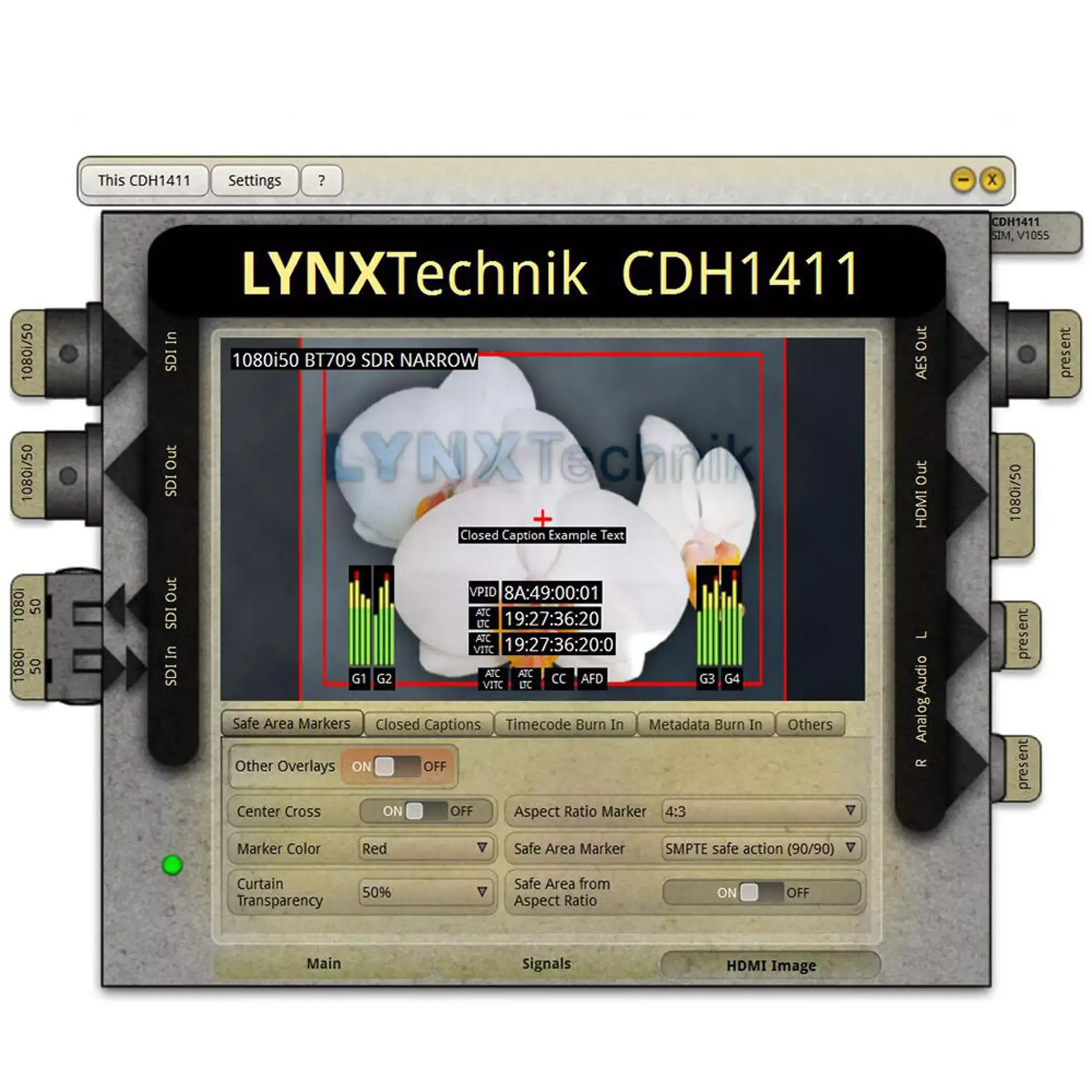 LYNX CDH 1411 12G SDI to HDMI Converter