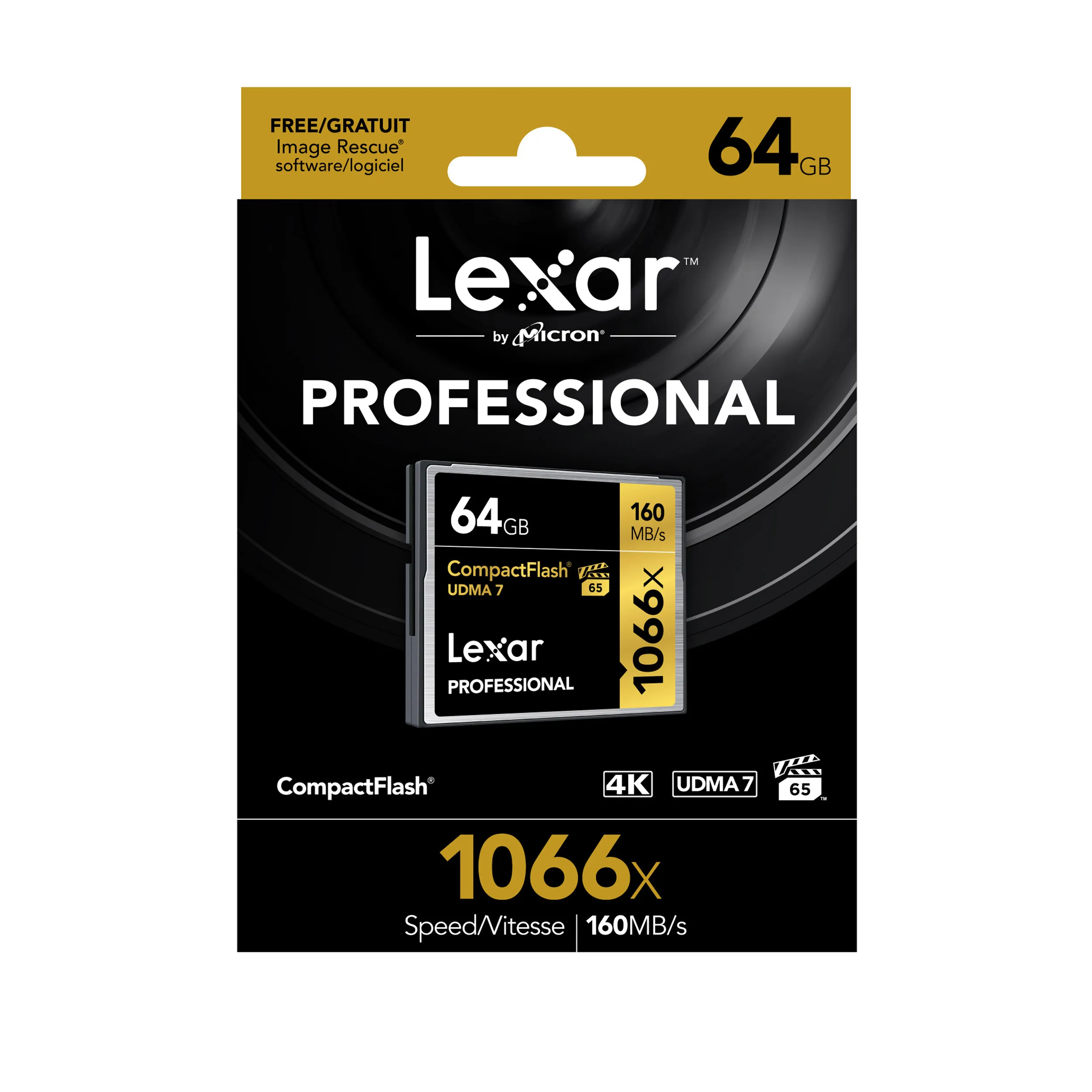 כרטיס זיכרון Lexar 64GB 1066X Professional CF