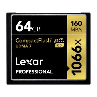 כרטיס זיכרון Lexar 64GB 1066X Professional CF