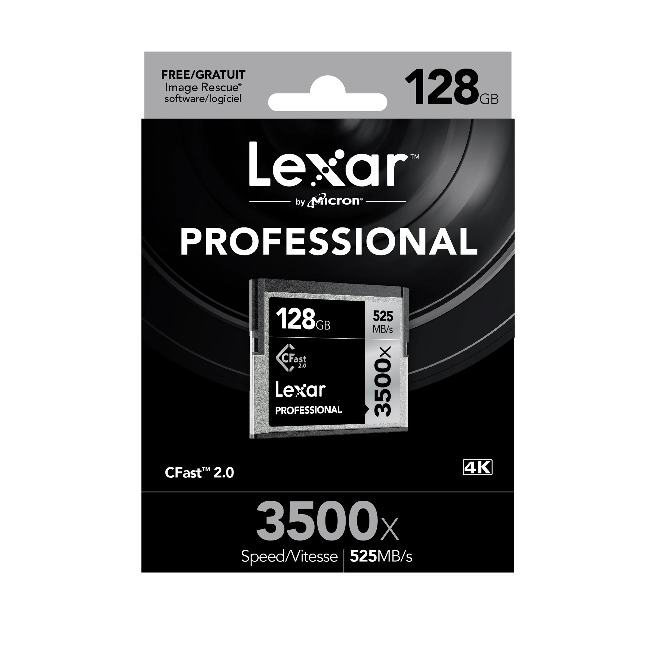 כרטיס זיכרון Lexar 128GB 3500x Pro CFast