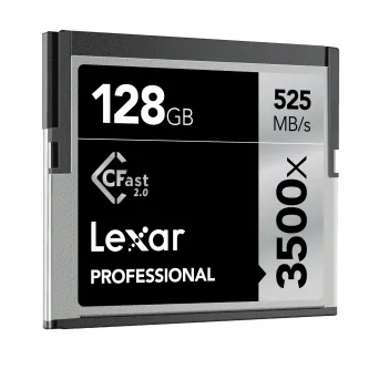 כרטיס זיכרון Lexar 128GB 3500x Pro CFast
