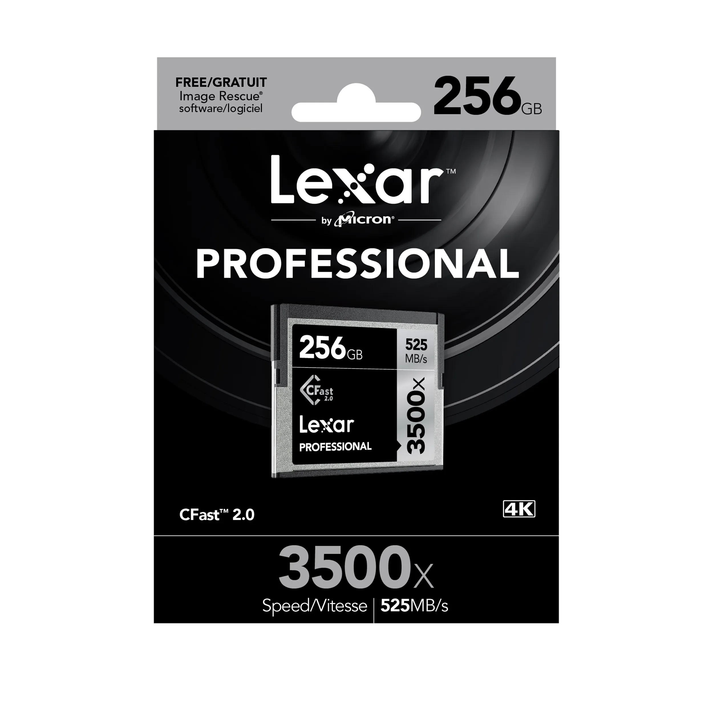 כרטיס זיכרון Lexar 256GB 3500x Pro CFast