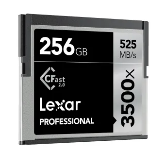 כרטיס זכרון Lexar 256GB 3500x Pro CFast