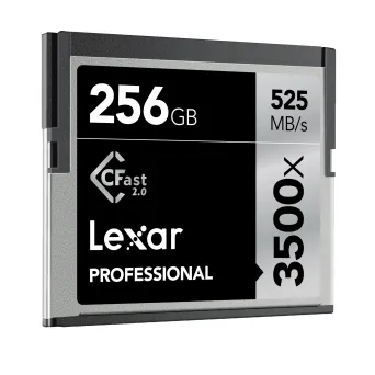 כרטיס זיכרון Lexar 256GB 3500x Pro CFast