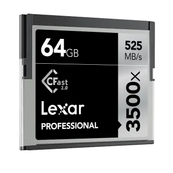 כרטיס זיכרון Lexar 64GB 3500x Pro CFast