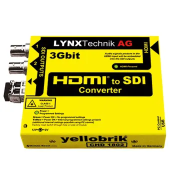 ממיר LYNX Yellobrik CHD 1802-1 HDMI to 3G-SDI