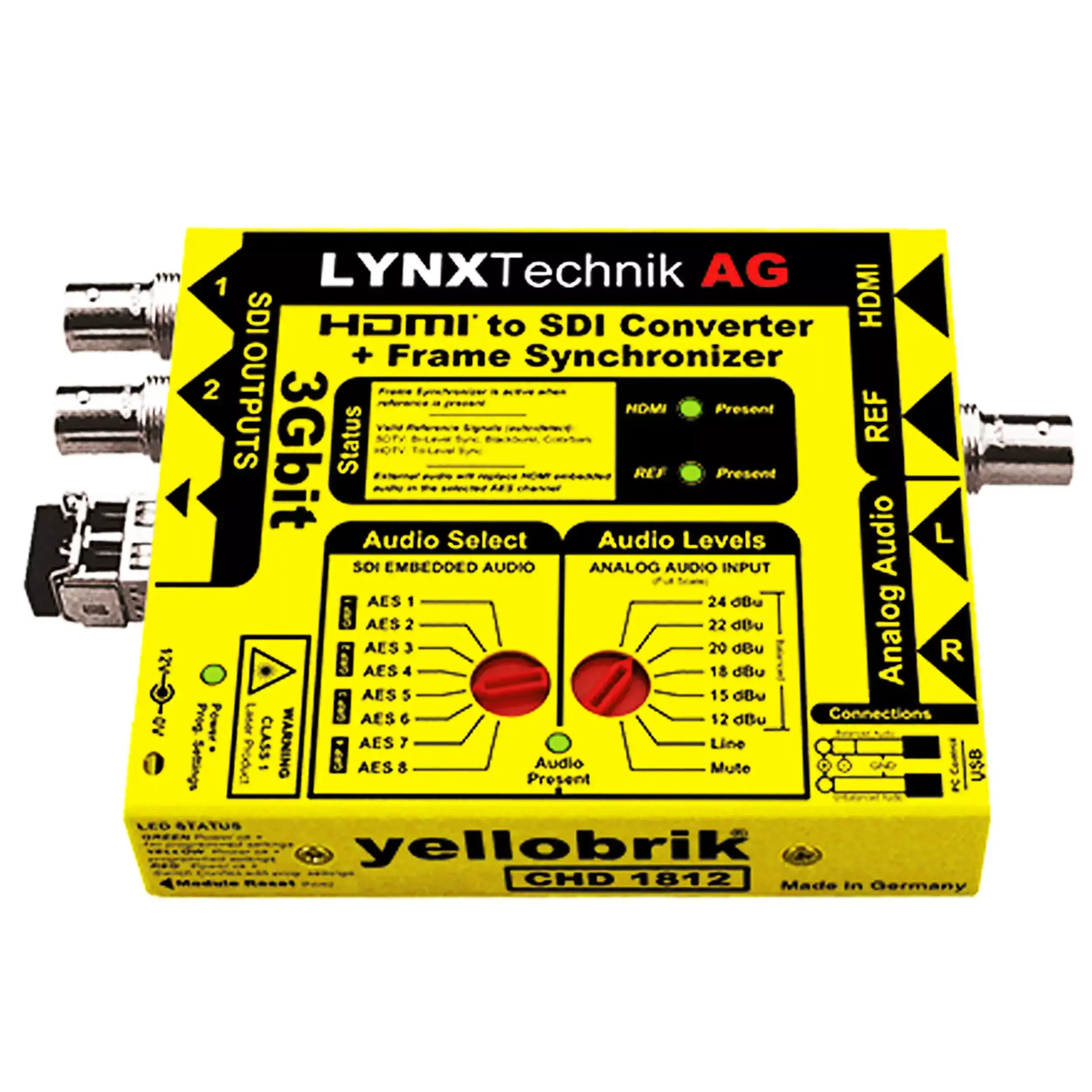 LYNX CHD 1812-1 HDMI to SDI Converter With Frame Synchronizer