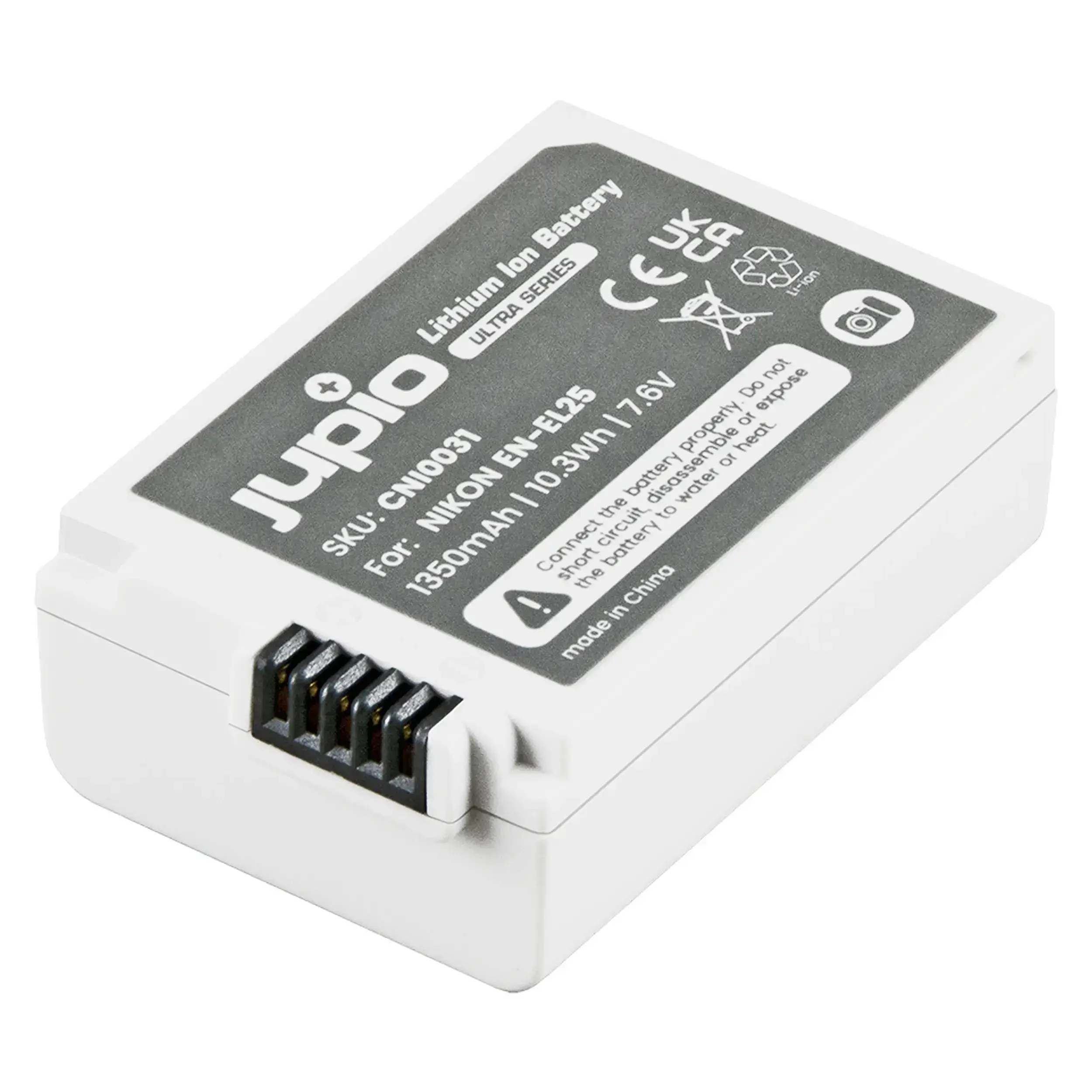 סוללת ליתיום Jupio EN-EL25 *ULTRA* 1350mAh למצלמות Nikon Z