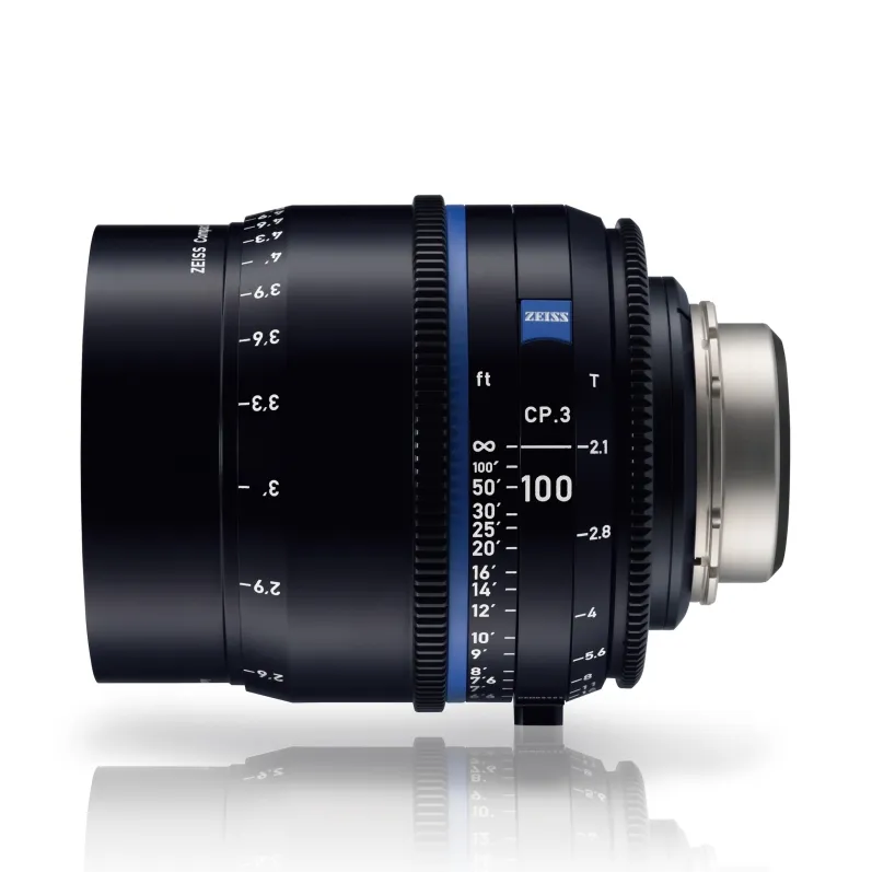 Zeiss CP.3-2.1/100- EF Mount-feet Scale