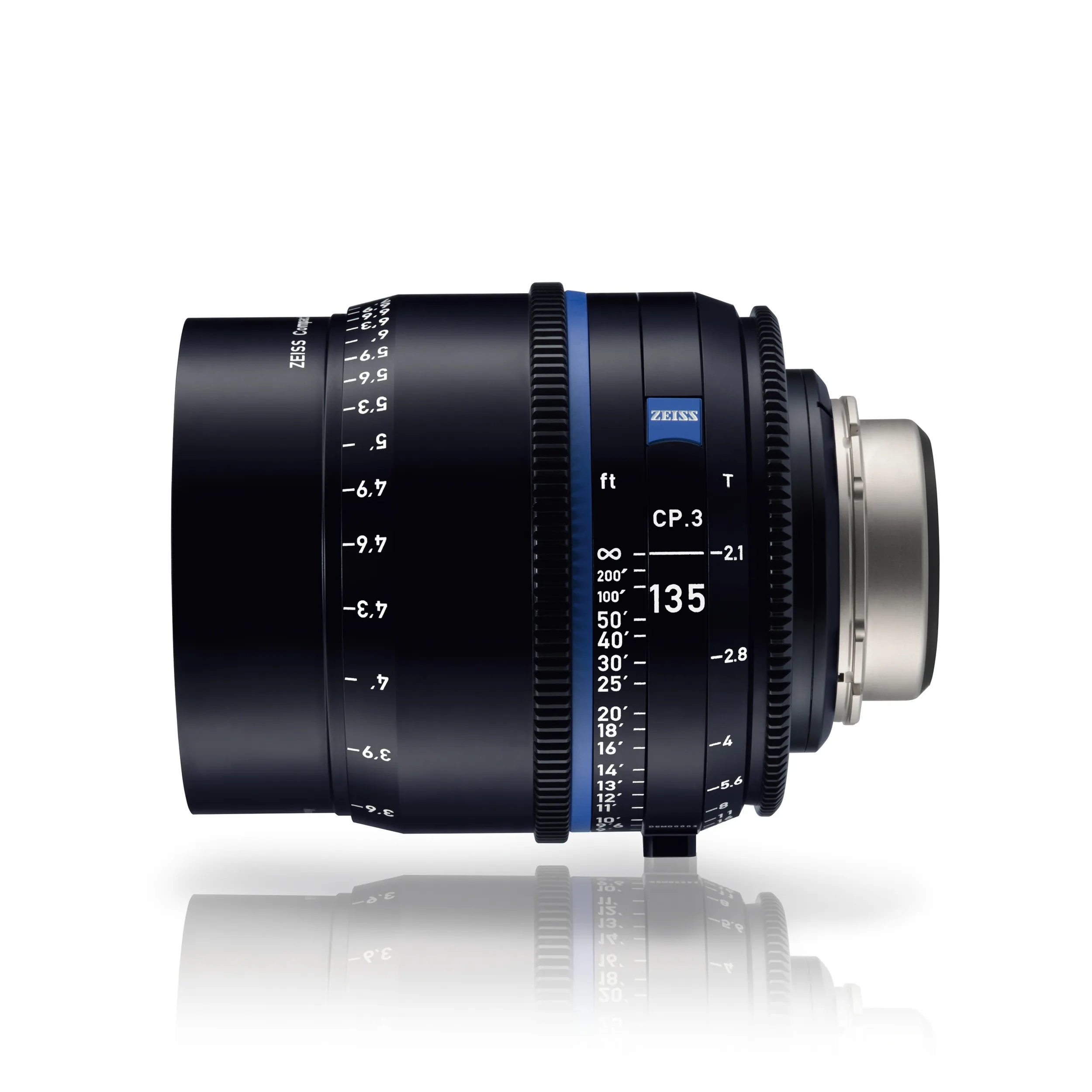 Zeiss CP.3-2.1/135 E Mount-feet Scale