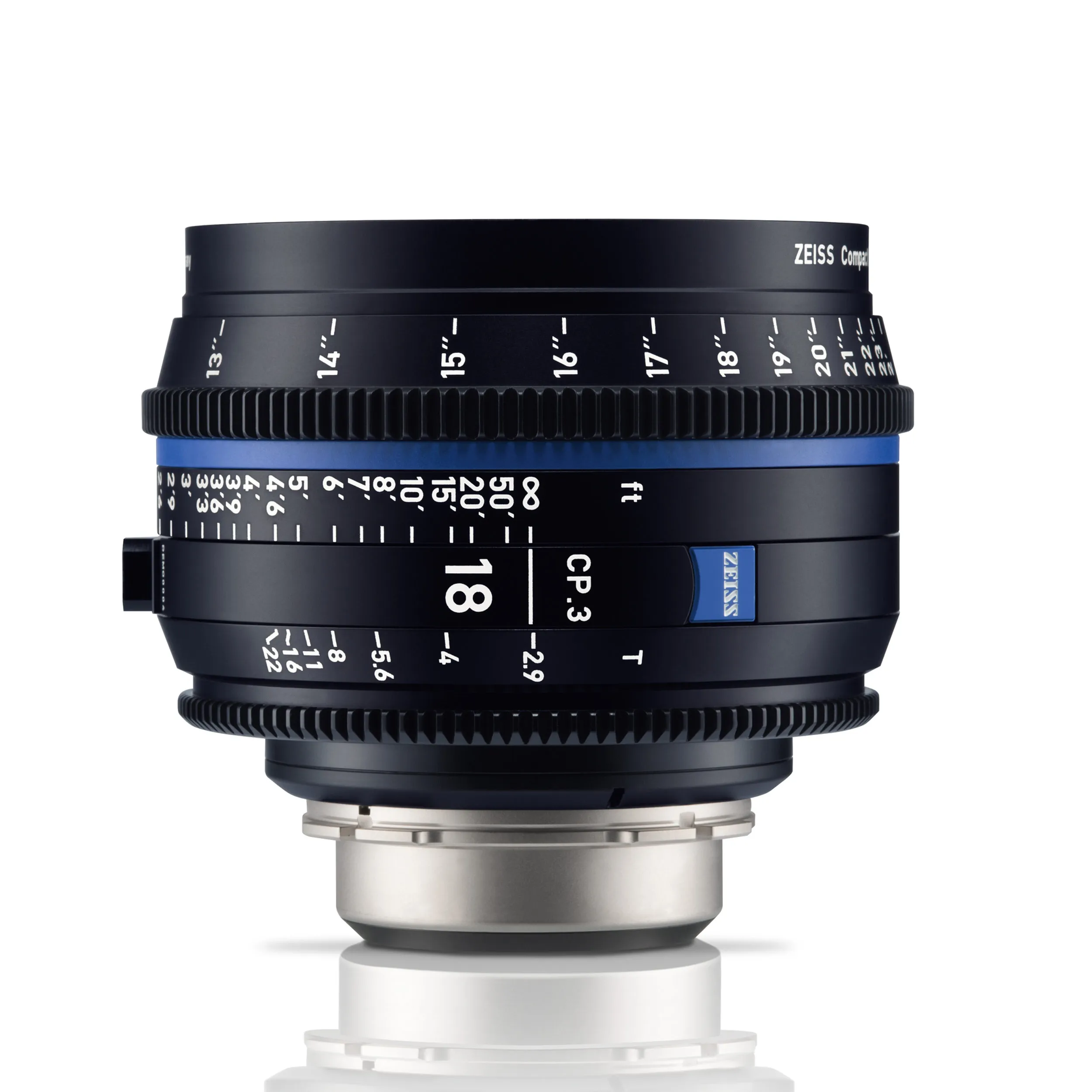 Zeiss CP.3-2.9/18E Mount-feet Scale
