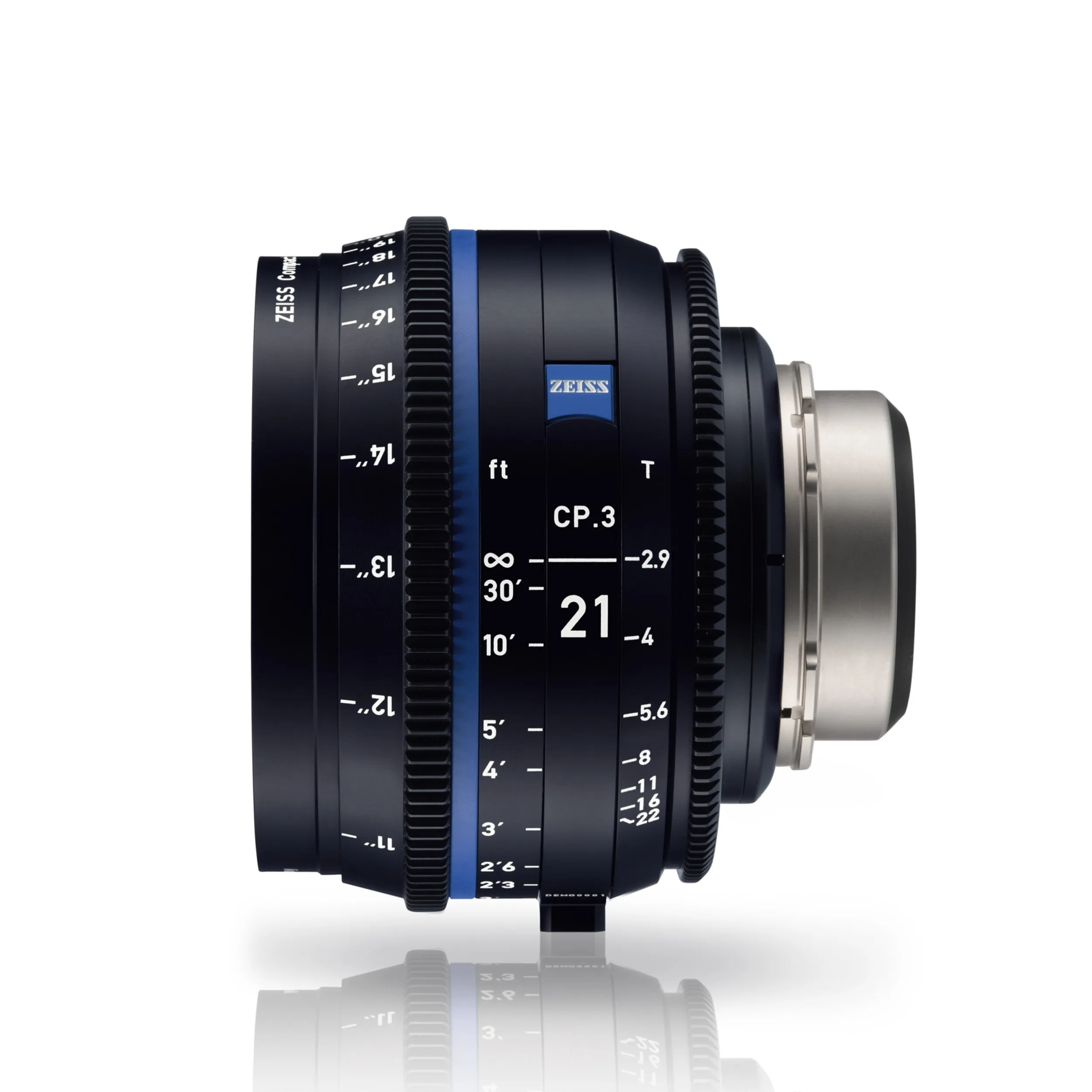 Zeiss CP.3-2.9/21 E Mount-feet Scale