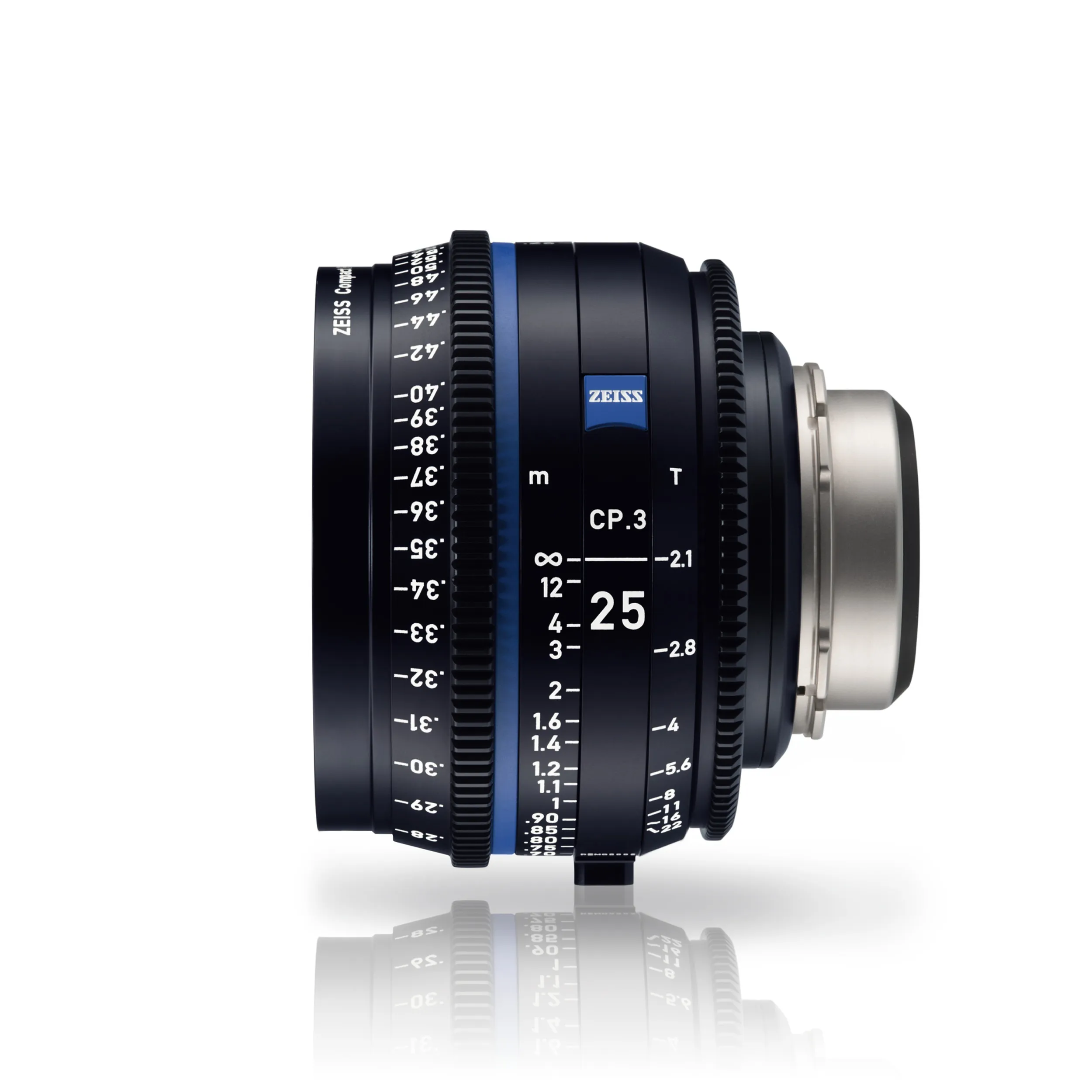Zeiss CP.3-2.1/25-PL Mount- metric scale