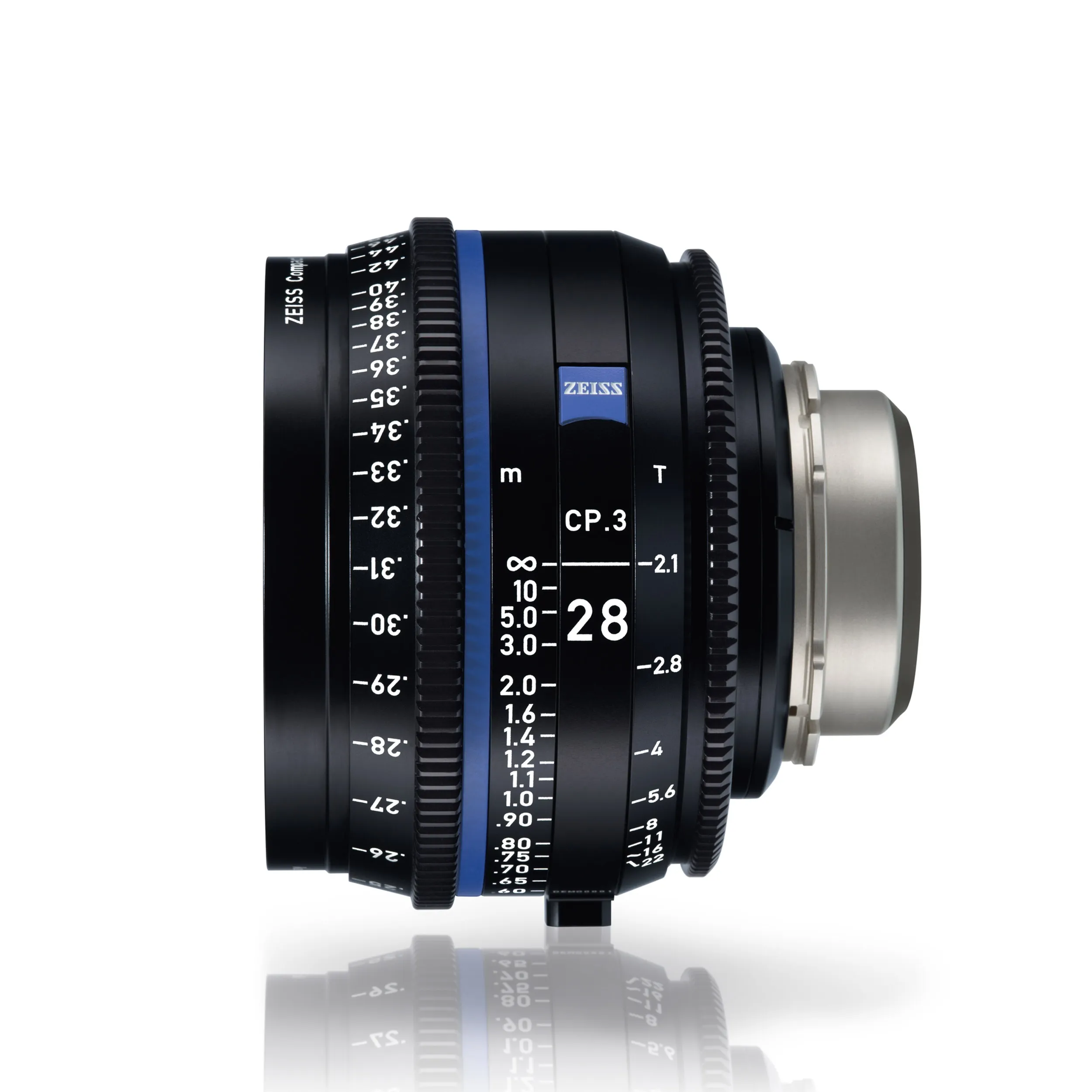 Zeiss CP.3-2.1/28-PL Mount- metric scale
