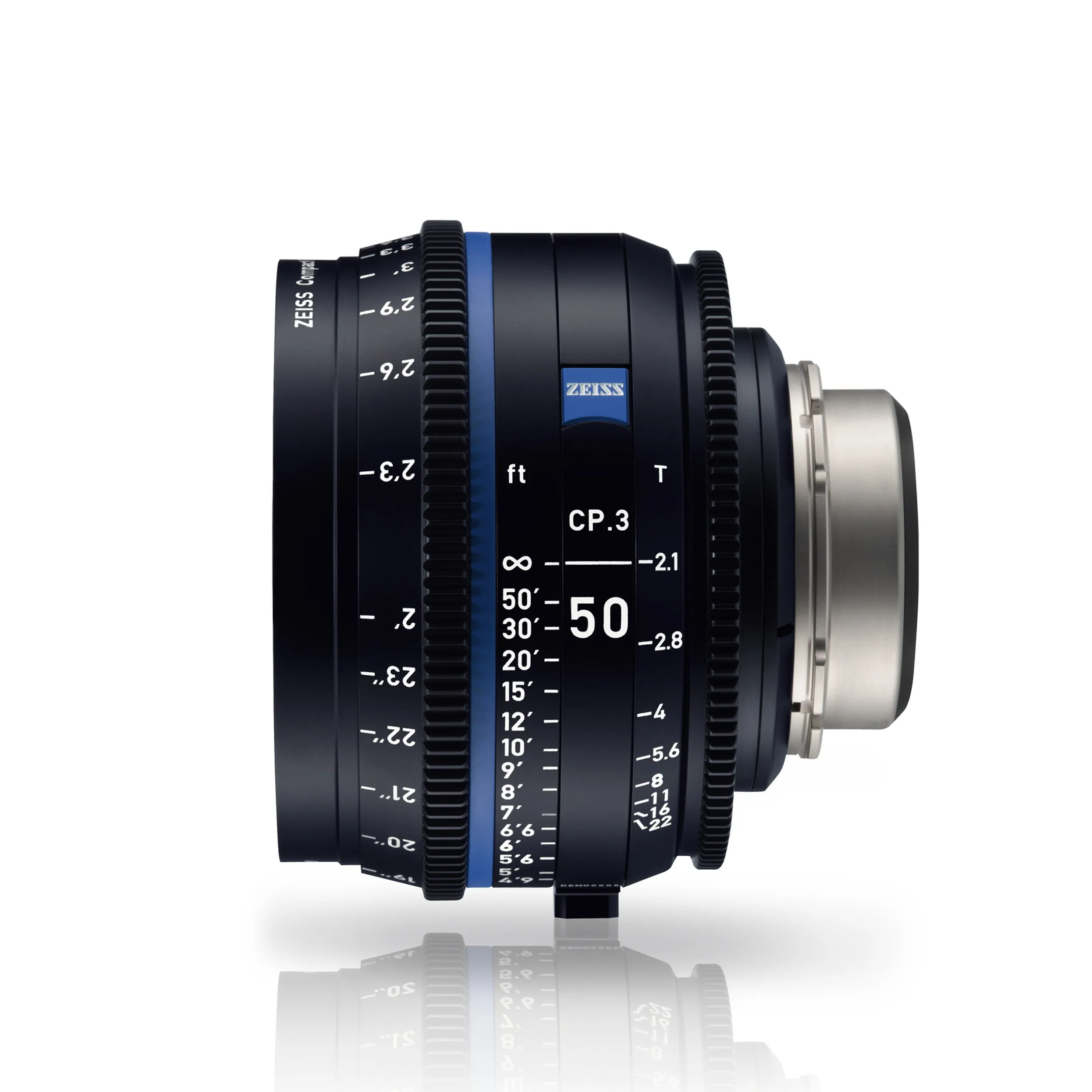 Zeiss CP.3-2.1/50 E Mount-feet Scale