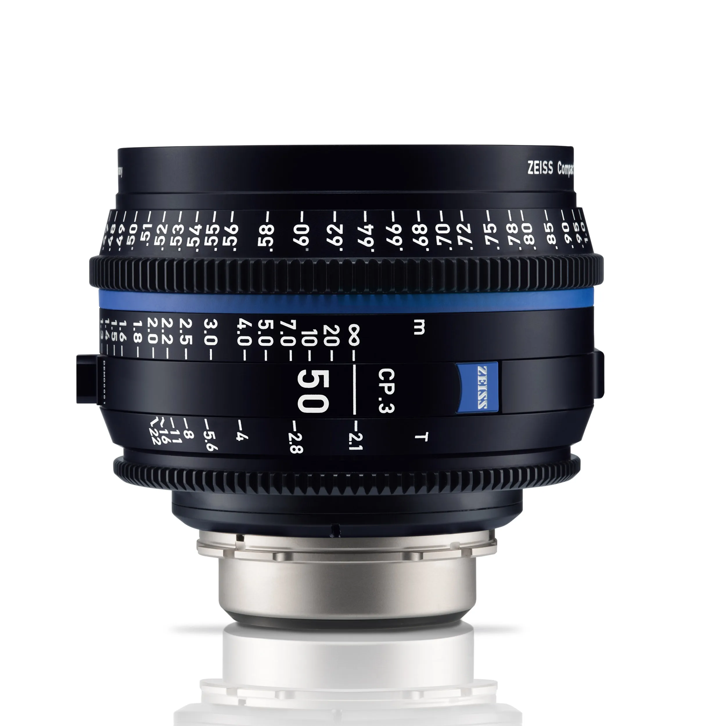 Zeiss CP.3-2.1/50 E Mount-feet Scale