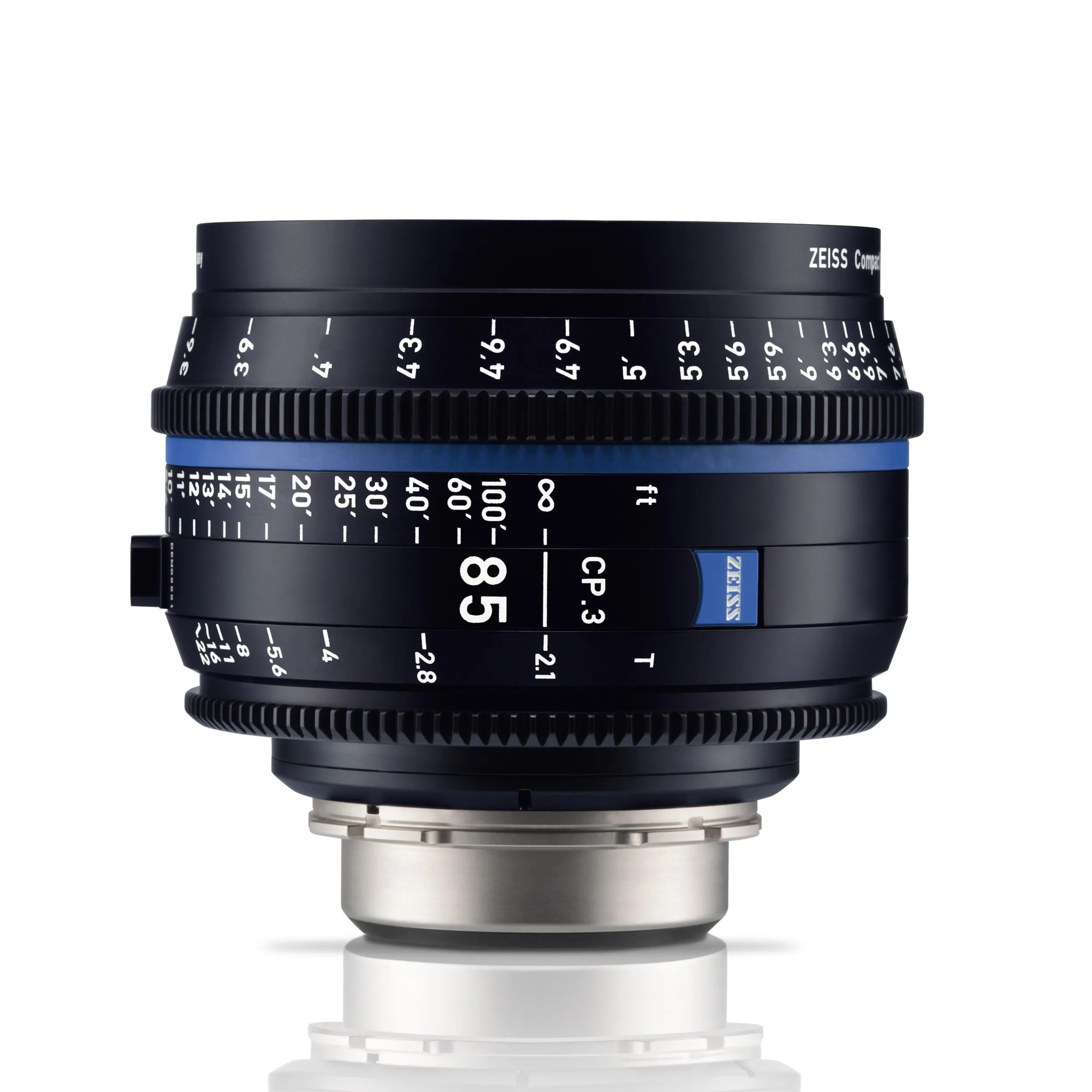 Zeiss CP.3-2.1/85 E Mount-feet Scale