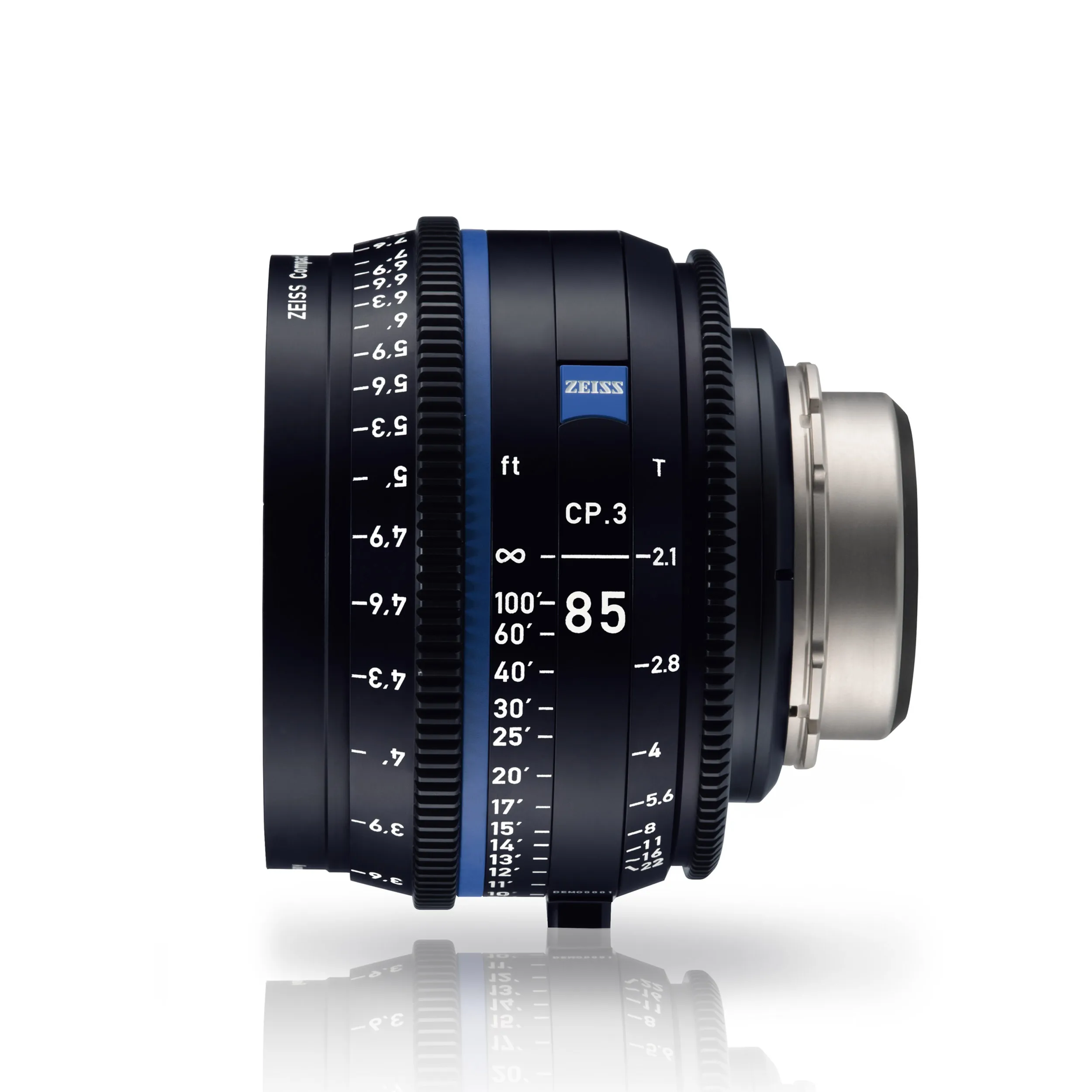 Zeiss CP.3-2.1/85 E Mount-feet Scale