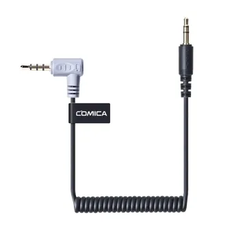 כבל סאונד מתאם TRRS ל-TRS 3.5mm לטלפון חכם