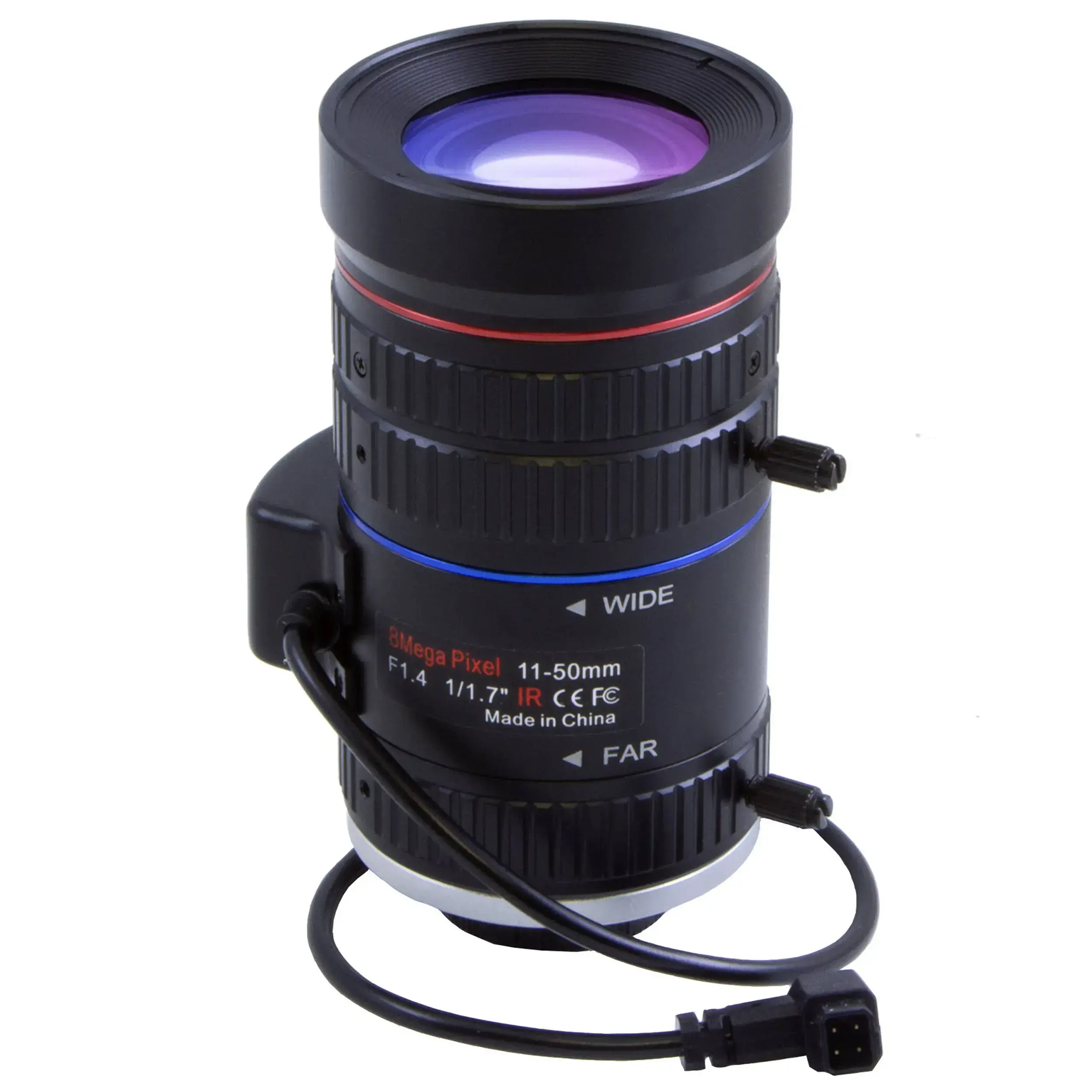 עדשת Marshall 8MP 11-50mm F1.4 Varifocal CS mount lens