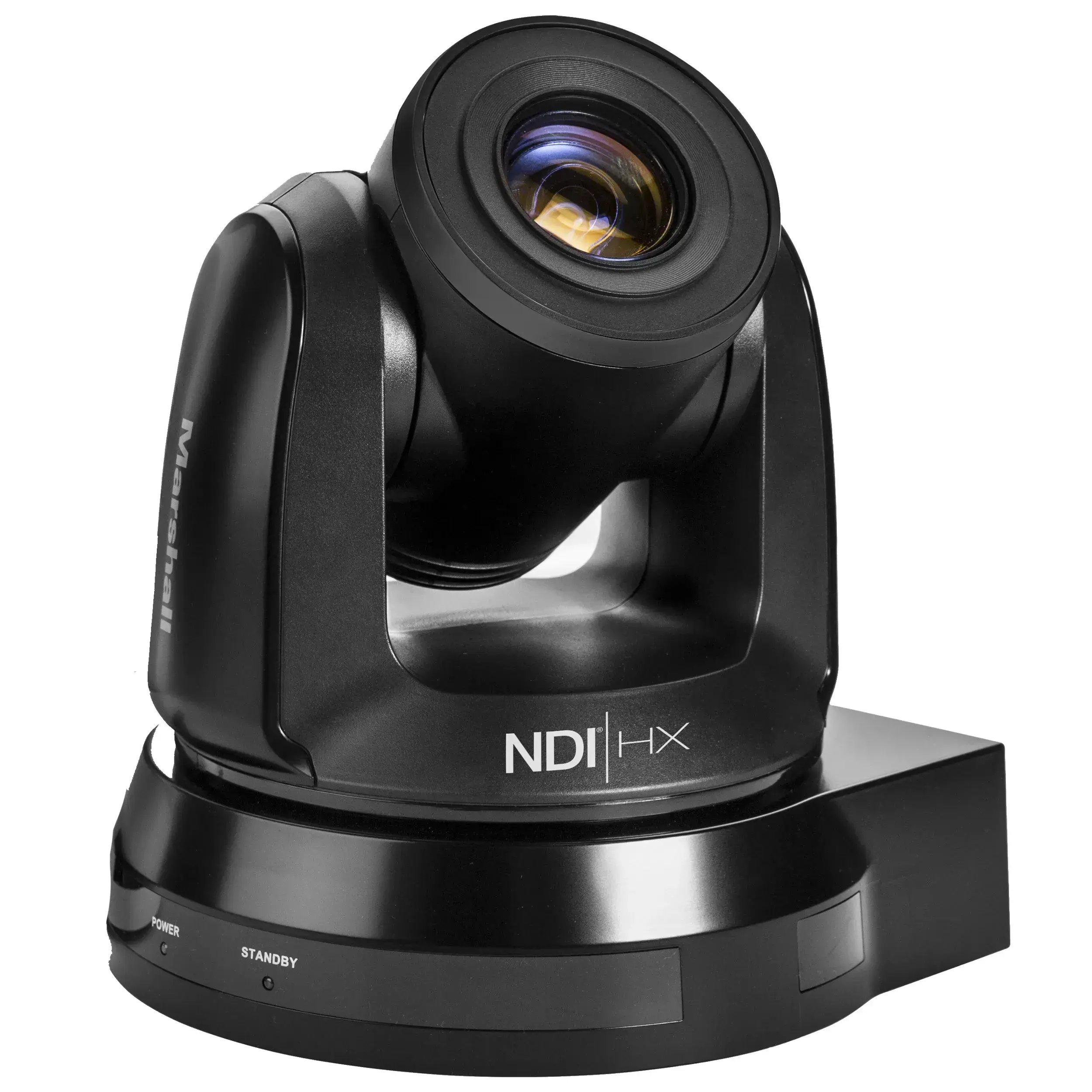 מצלמת HD PTZ שחורה זום 20X חיבורים Marshall CV620-NDI NDI-IP/3G/HD-SDI & HDMI