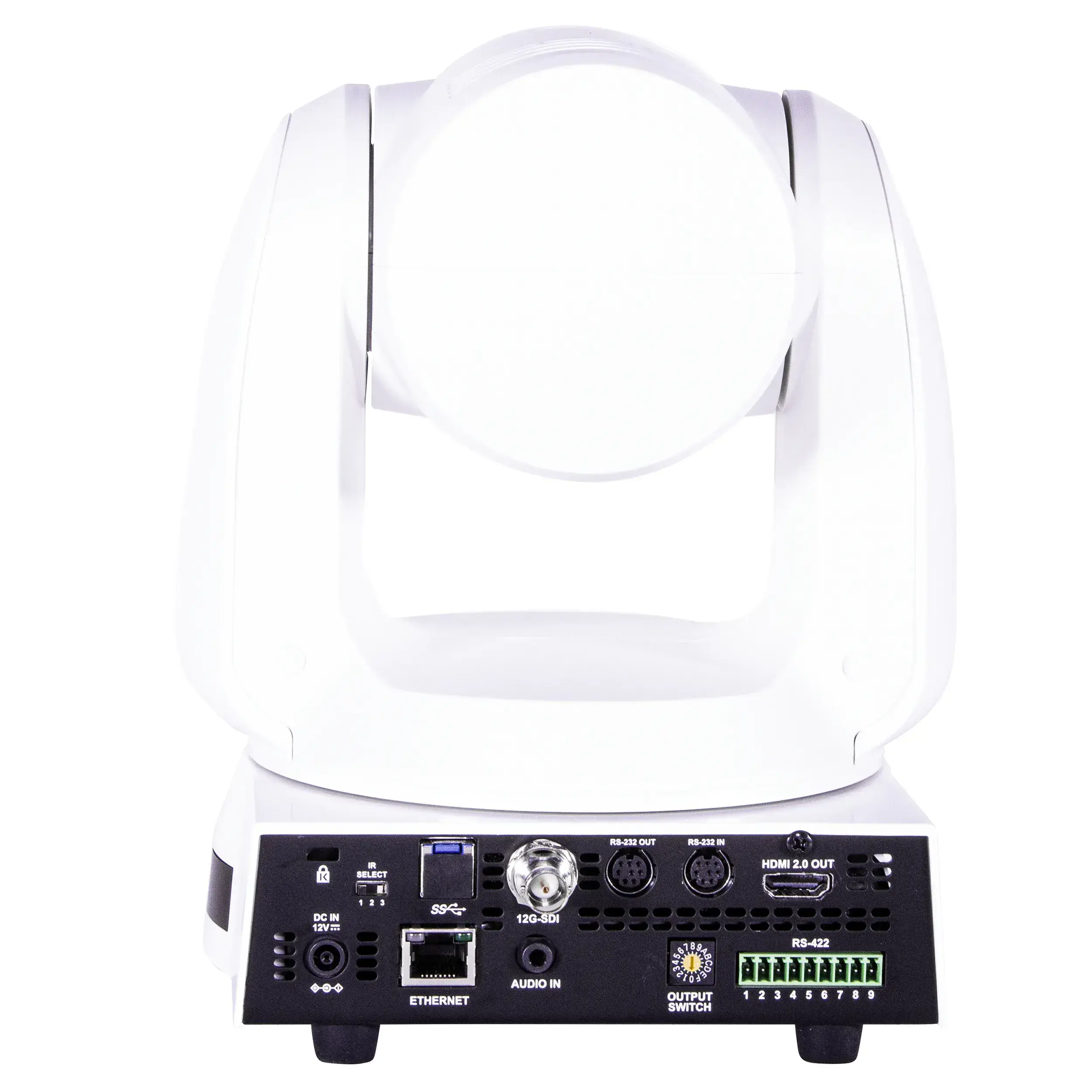 מצלמת 4K PTZ לבנה זום 30X חיבורים Marshall CV730-WH 12G-SDI/HDMI/IP