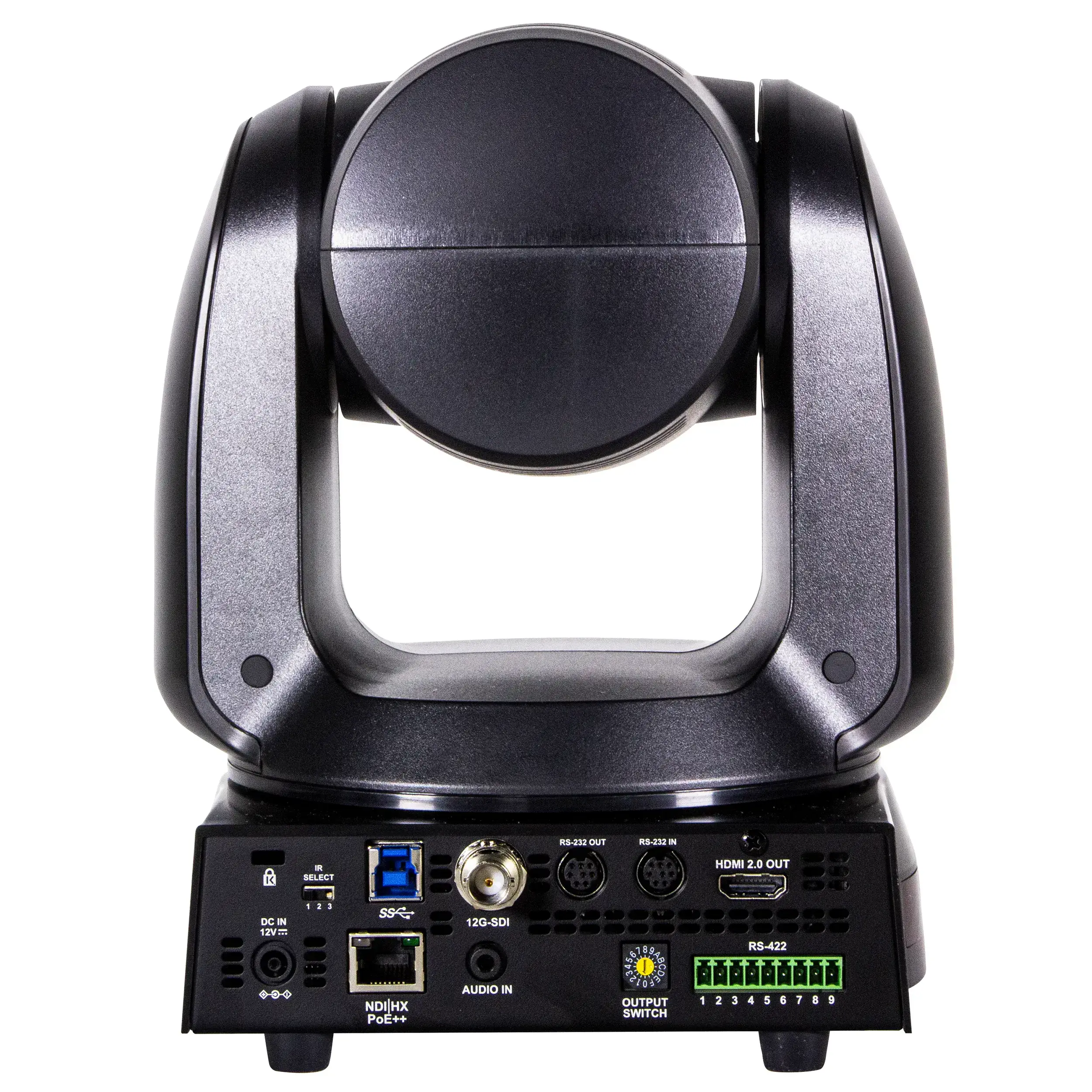 מצלמת 4K PTZ שחורה זום 30X חיבורים Marshall CV730-NDI 12G-SDI/HDMI/NDI/USB