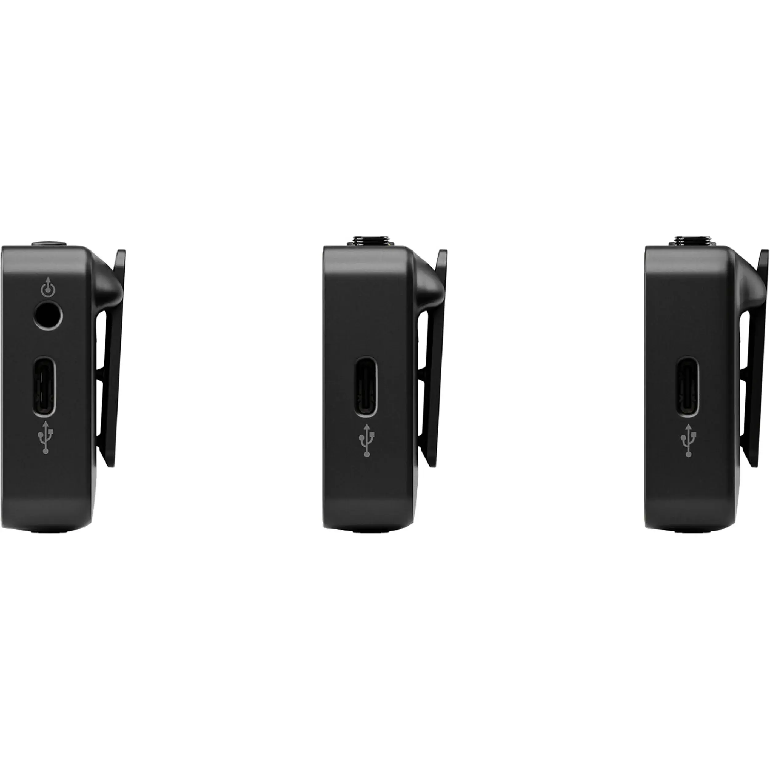 מערכת מיקרופון דש אלחוטית עם 2 משדרים Rode Wireless GO Gen 3 - צבע לבן