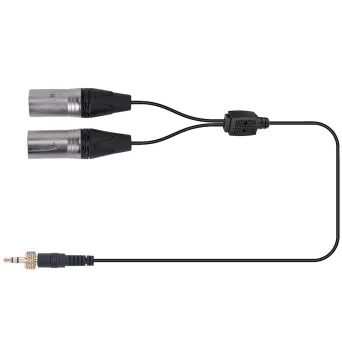 כבל מפצל Mini-Pl לשני XLR עבור מקלט COMICA