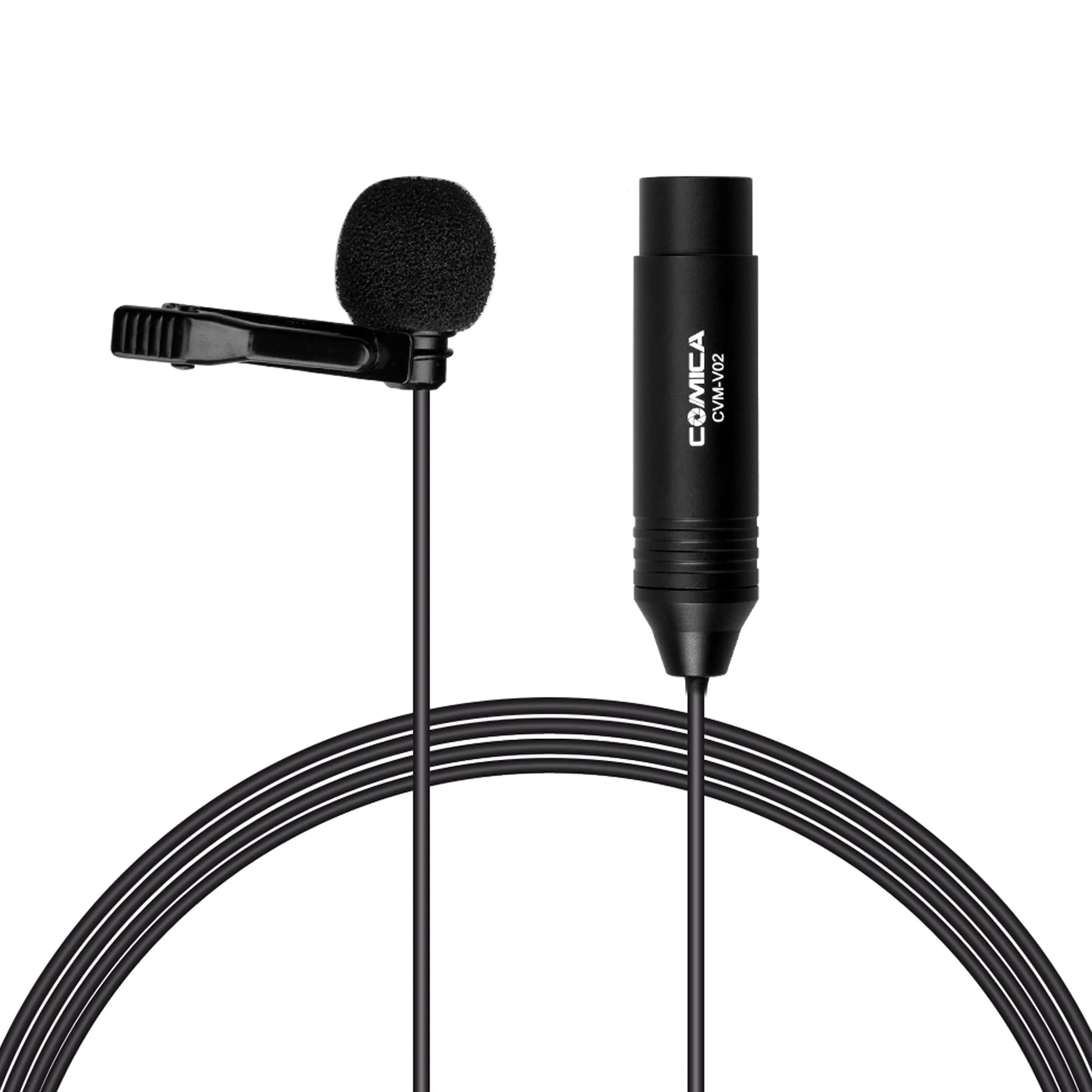 מיקרופון נק מייק עם מתאם פנטום 48V Comica CVM-V020