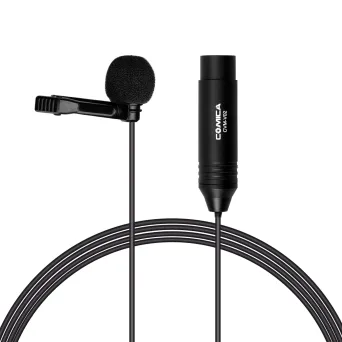 מיקרופון נק מייק עם מתאם פנטום 48V Comica CVM-V020