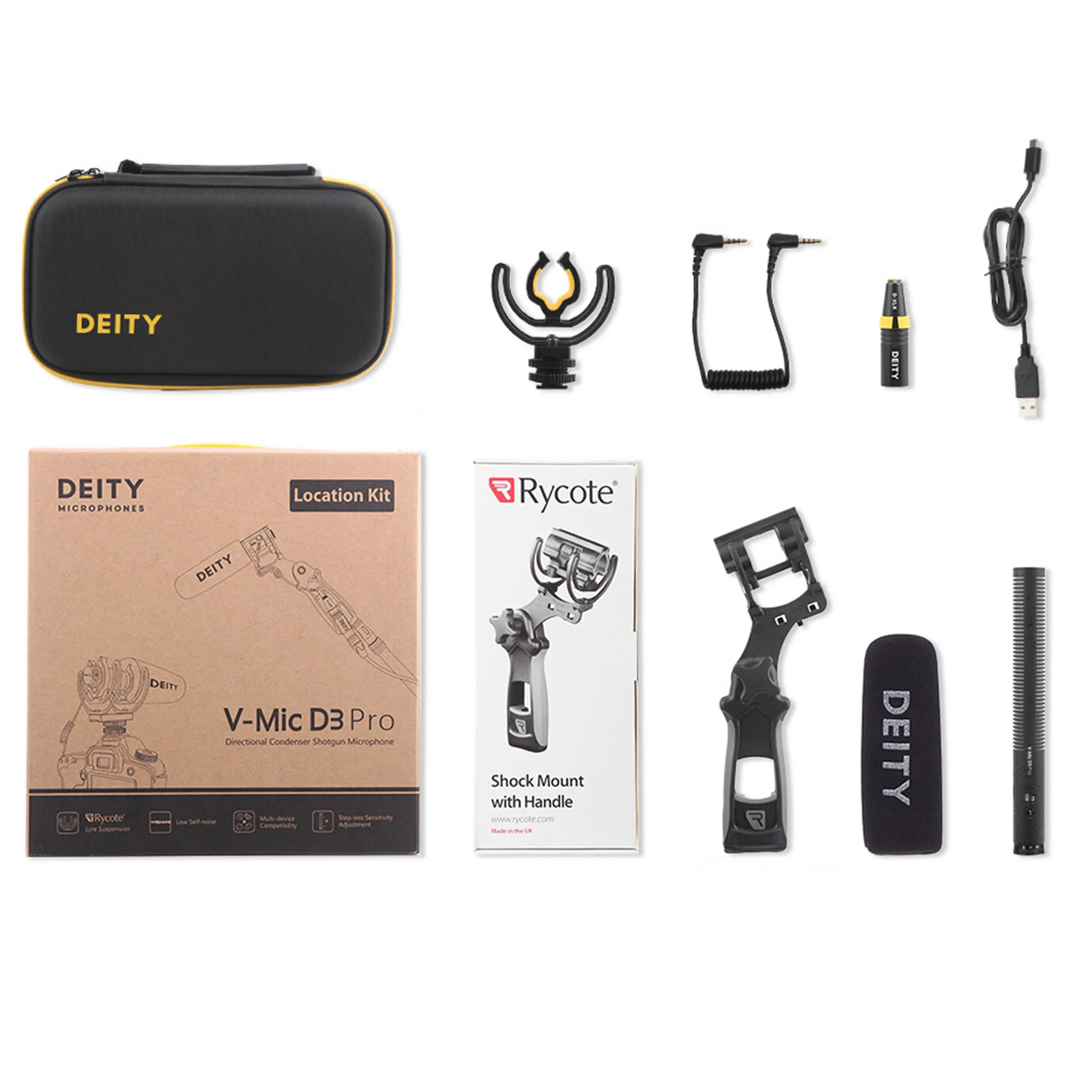 קיט מיקרופון כיווני Deity V-mic D3 Pro Location Kit