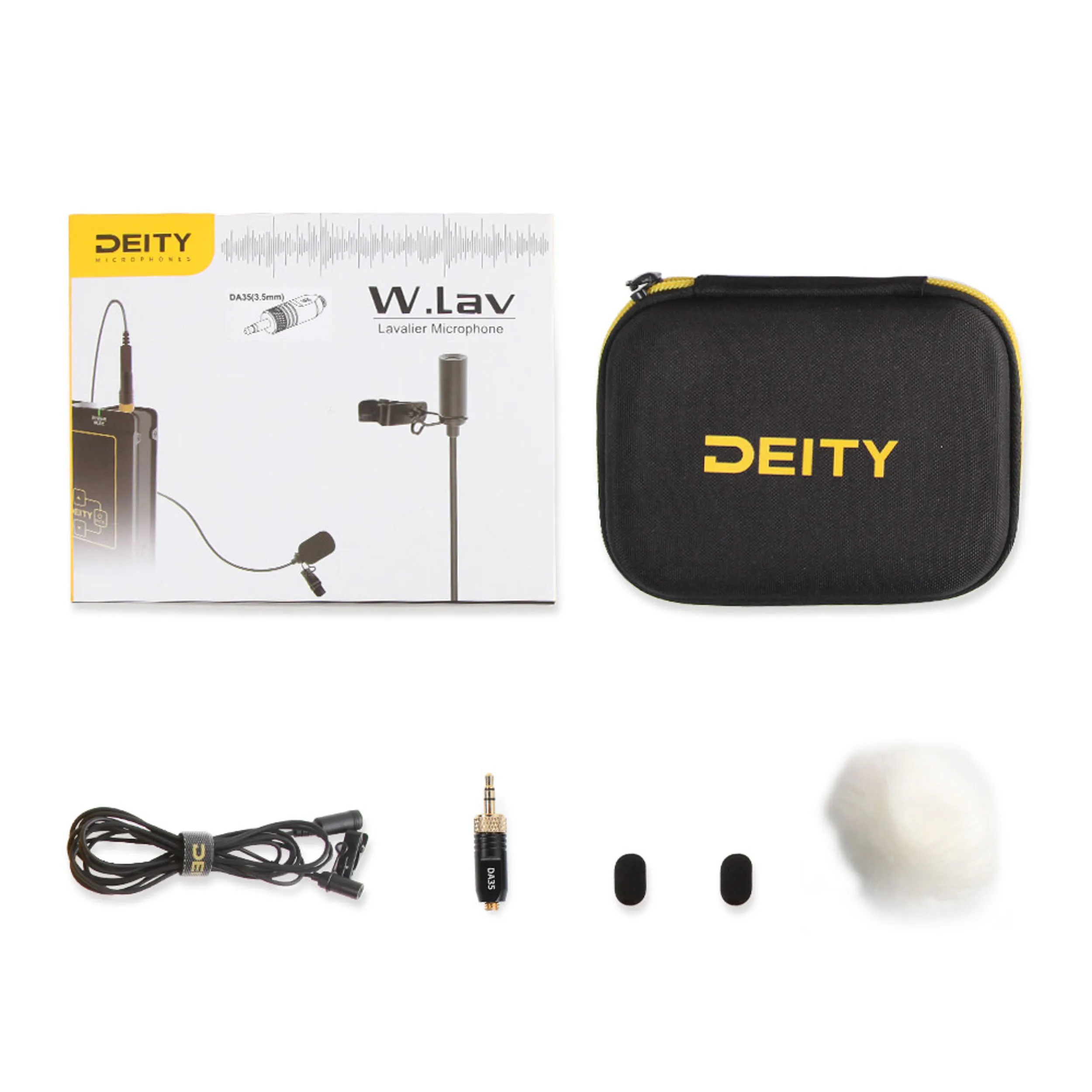 מיקרופון דש למערכת אלחוטית Deity W.Lav DA35