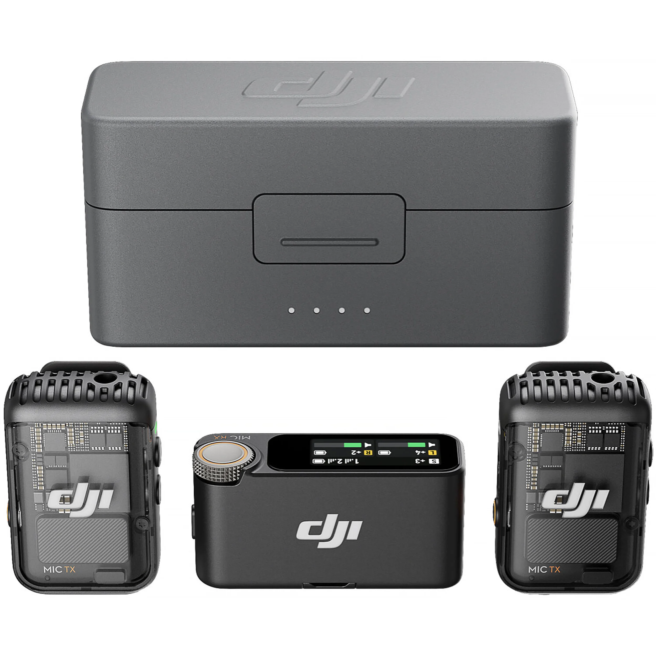 מערכת מיקרופון אלחוטי 2 משדרים DJI-MIC 2