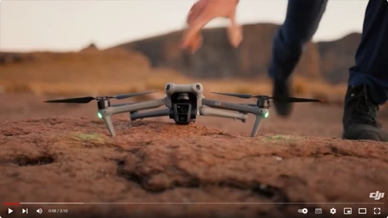 רחפן צילום DJI AIR 3 עם שלט רגיל