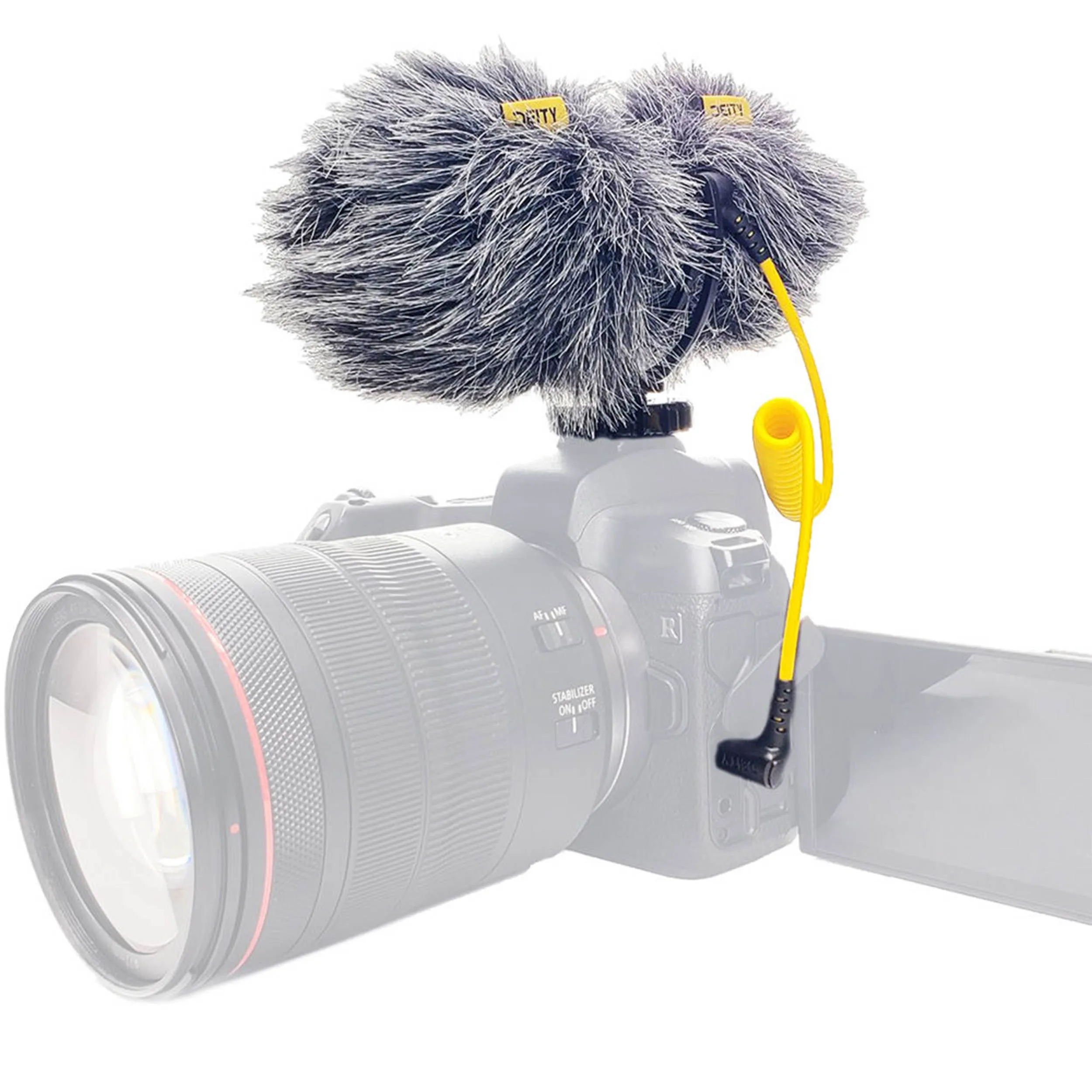 מיקרופון דו כיווני על מצלמה Deity V-MIC D4 DUO