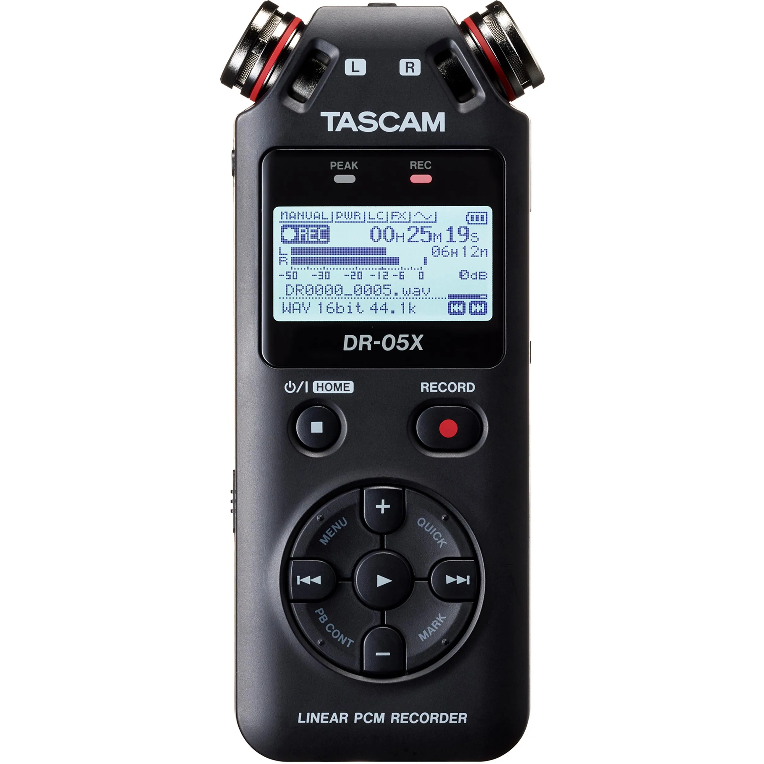 מקליט אודיו דיגיטלי סטראופוני Tascam DR-05X