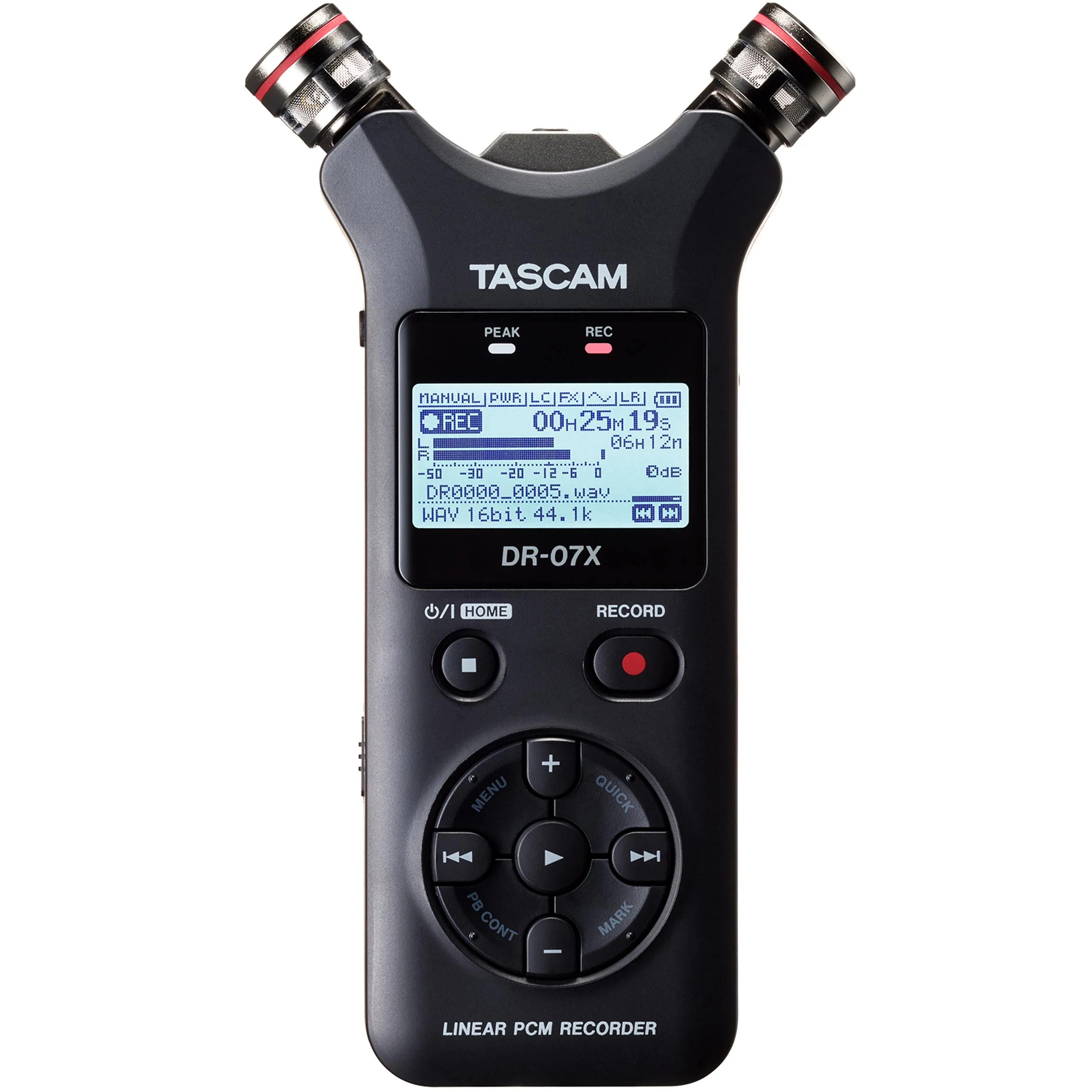 מקליט אודיו דיגיטלי Tascam DR-07X