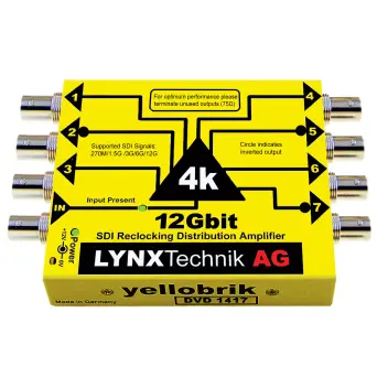 LYNX DVD 1417 12G SDI 1>7 Distribution Amplifier